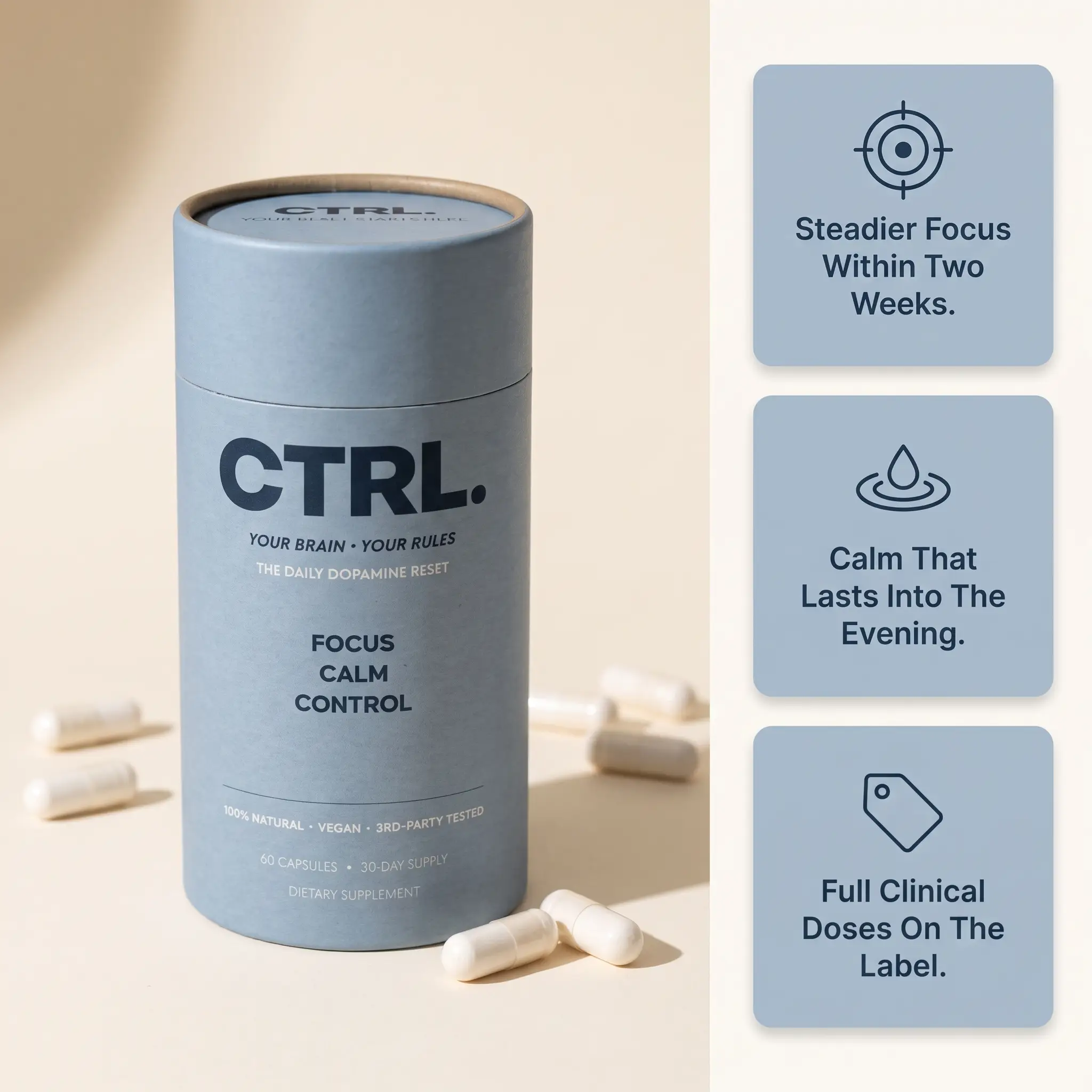 CTRL daily dopamine reset