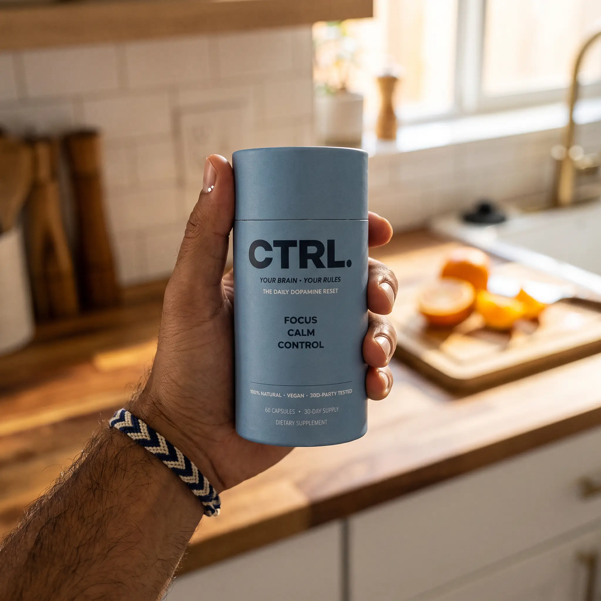 CTRL tube in hand