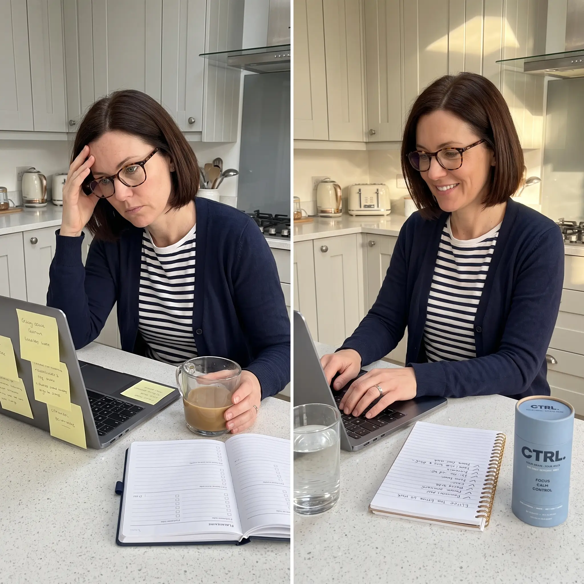 Before and after CTRL