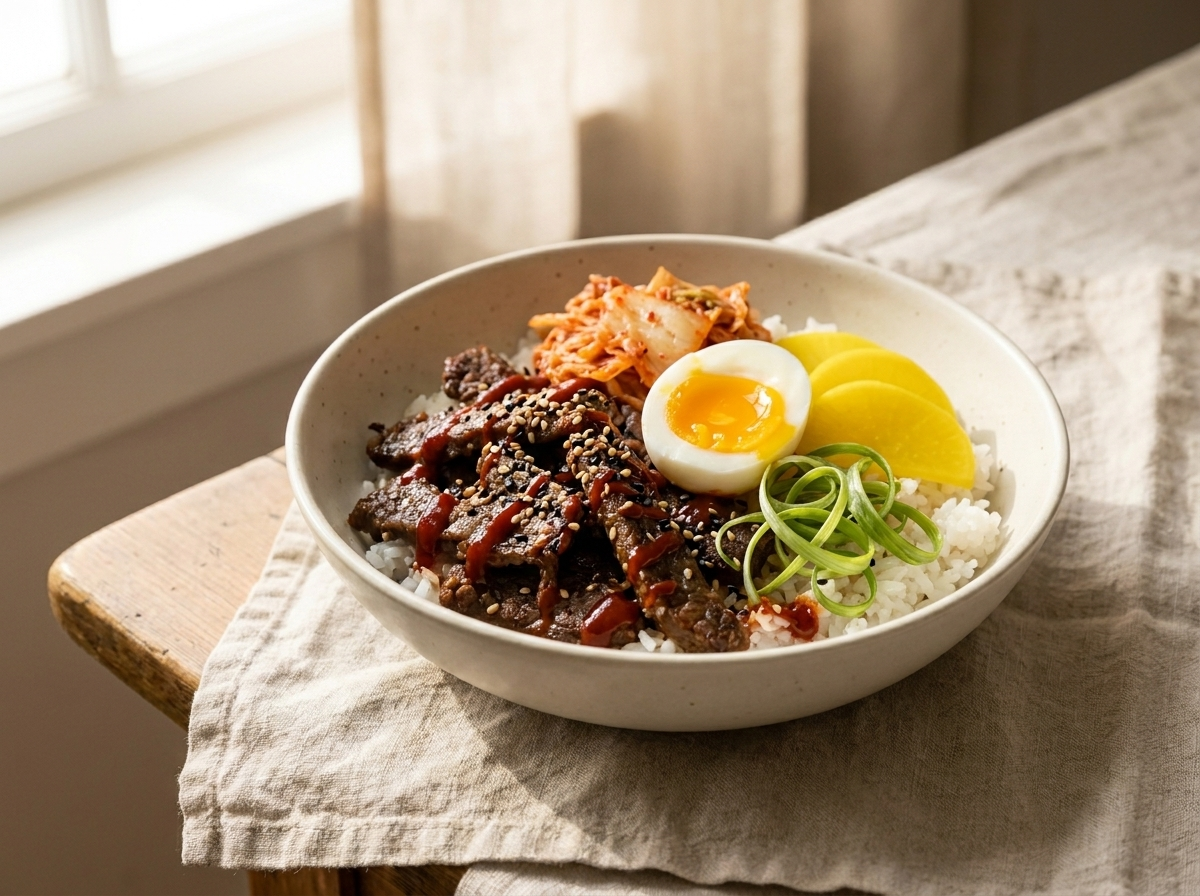 Korean bulgogi bowl