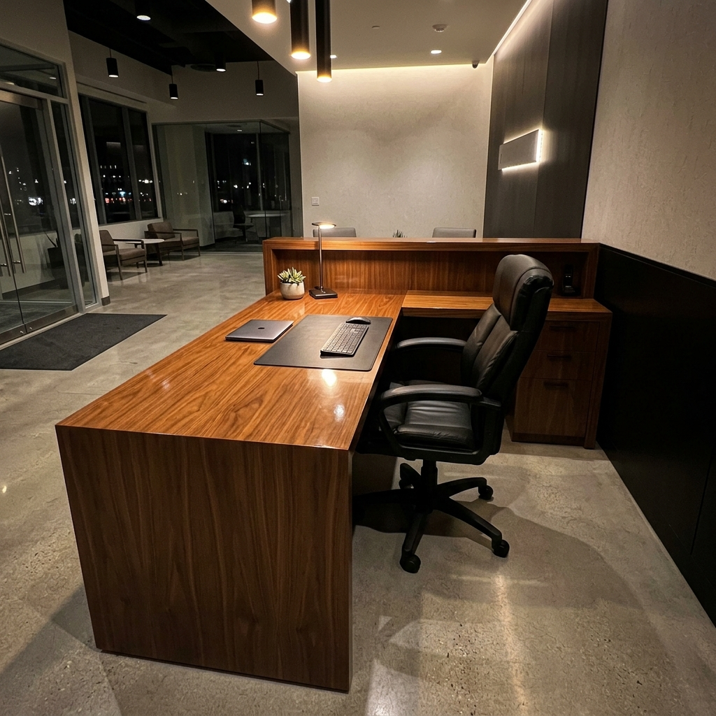Office cleaned