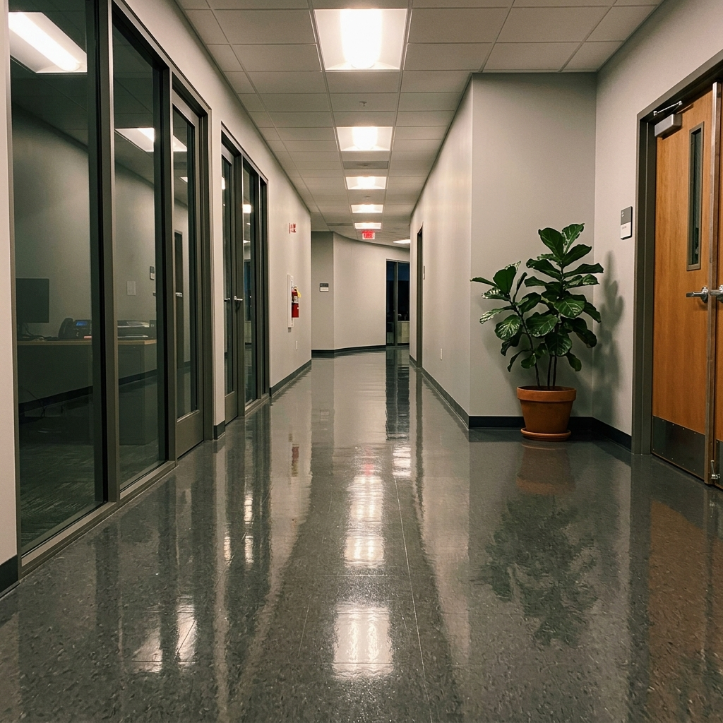 Floor polished