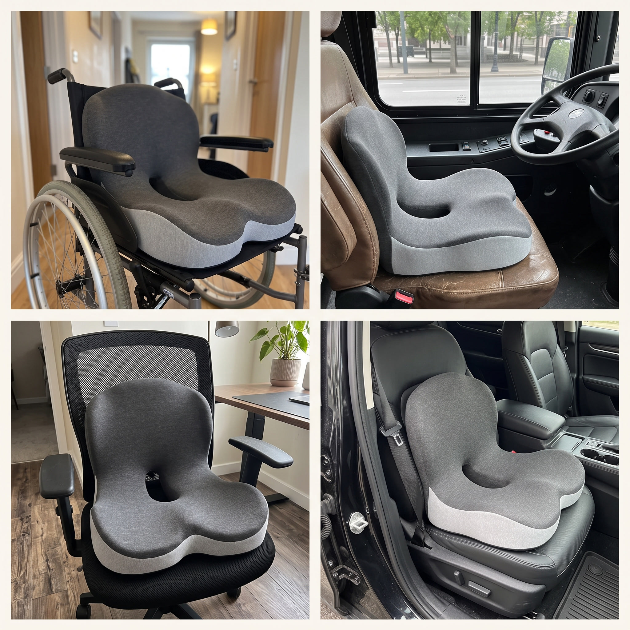 Cushion on a car seat