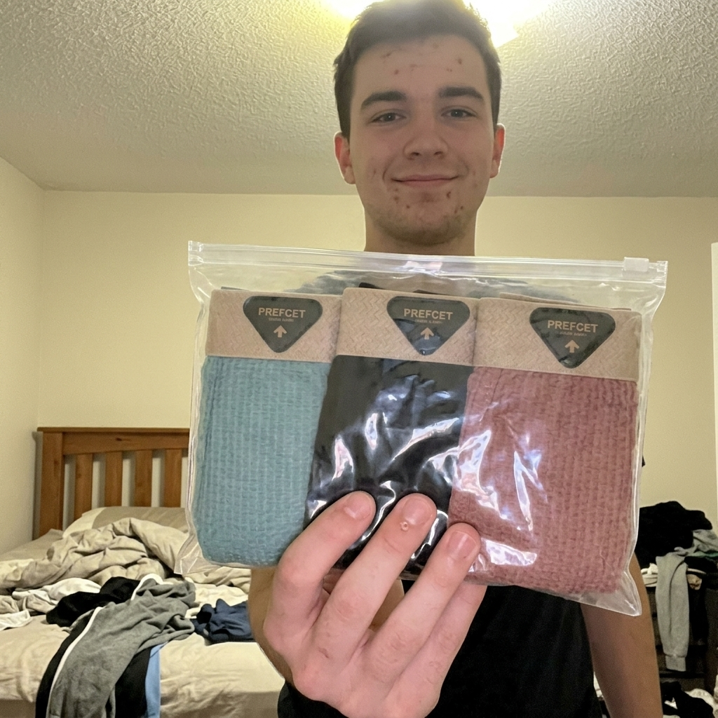 Customer showing The Harrington Boxer Set pack