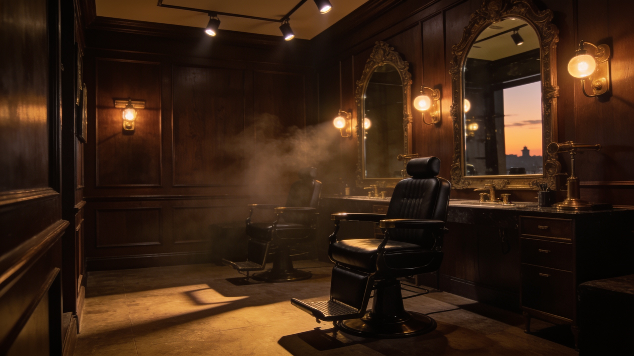Innenraum des Barbershops
