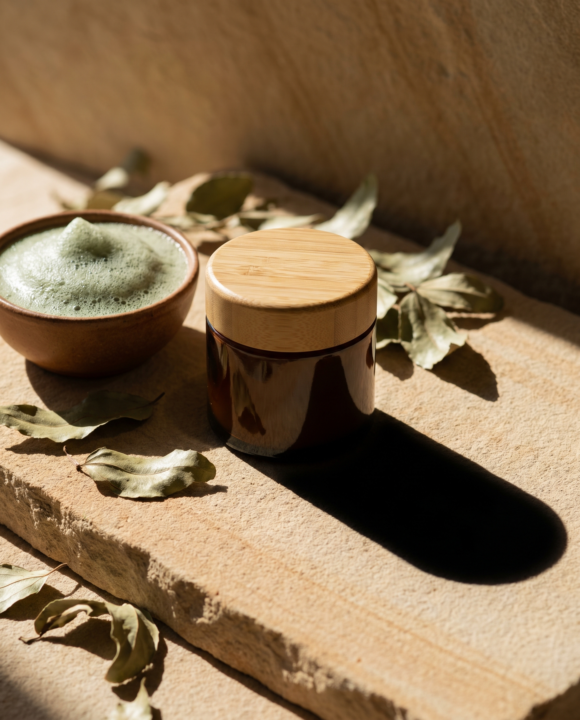 The YARA Ritual Powder jar with ceramic bowl