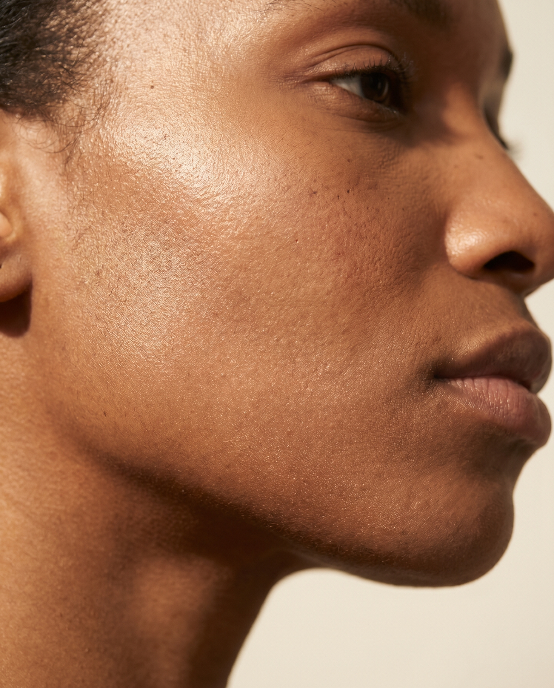 Glowing skin texture