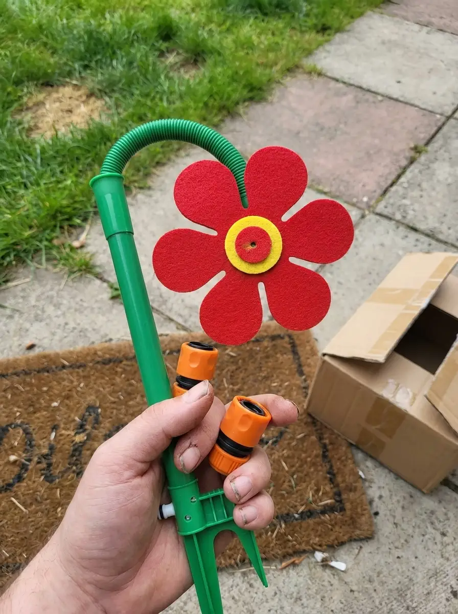 Klantfoto BloomSprinkler net uitgepakt