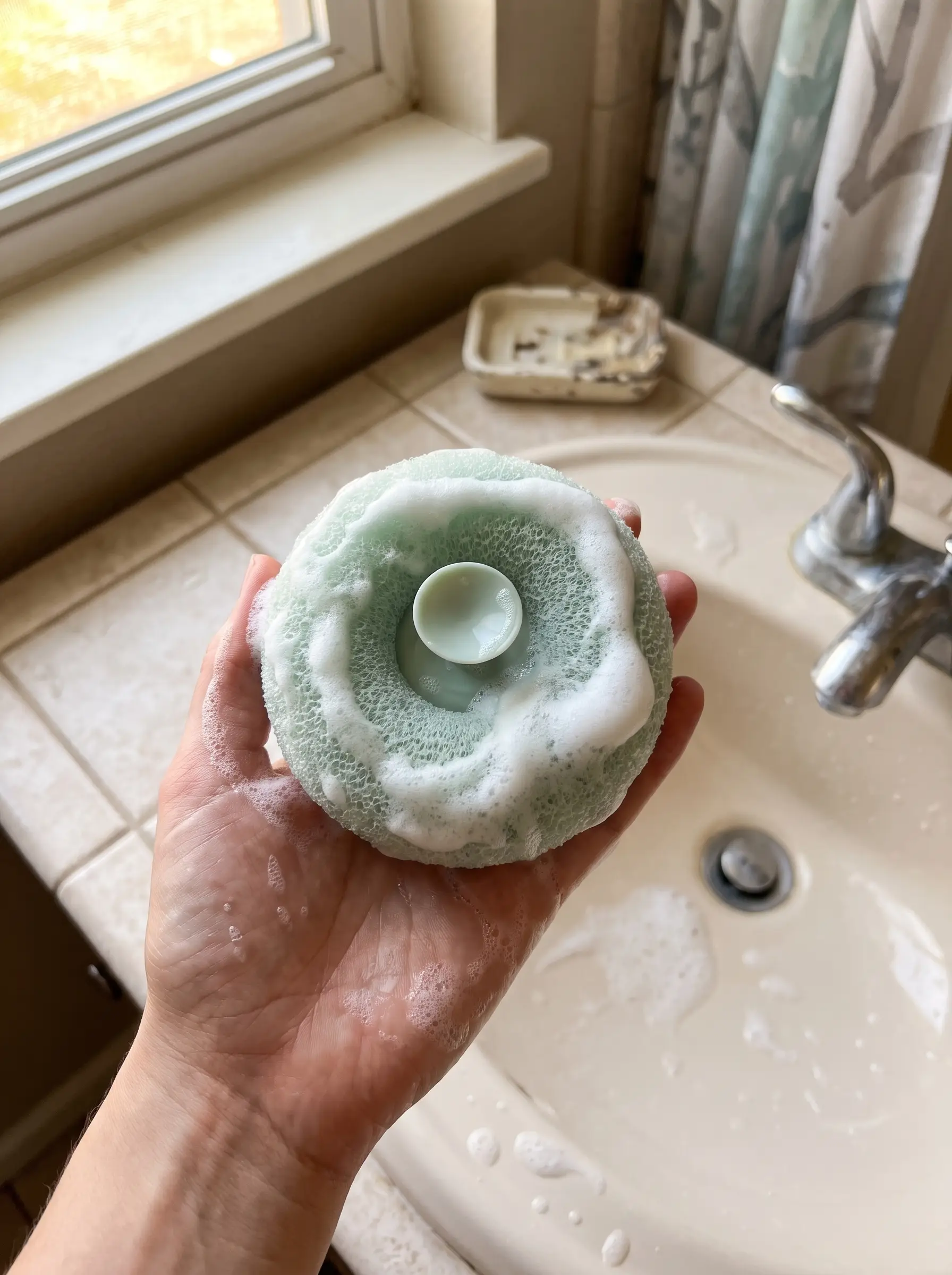 Klantfoto BloomSoak met schuim