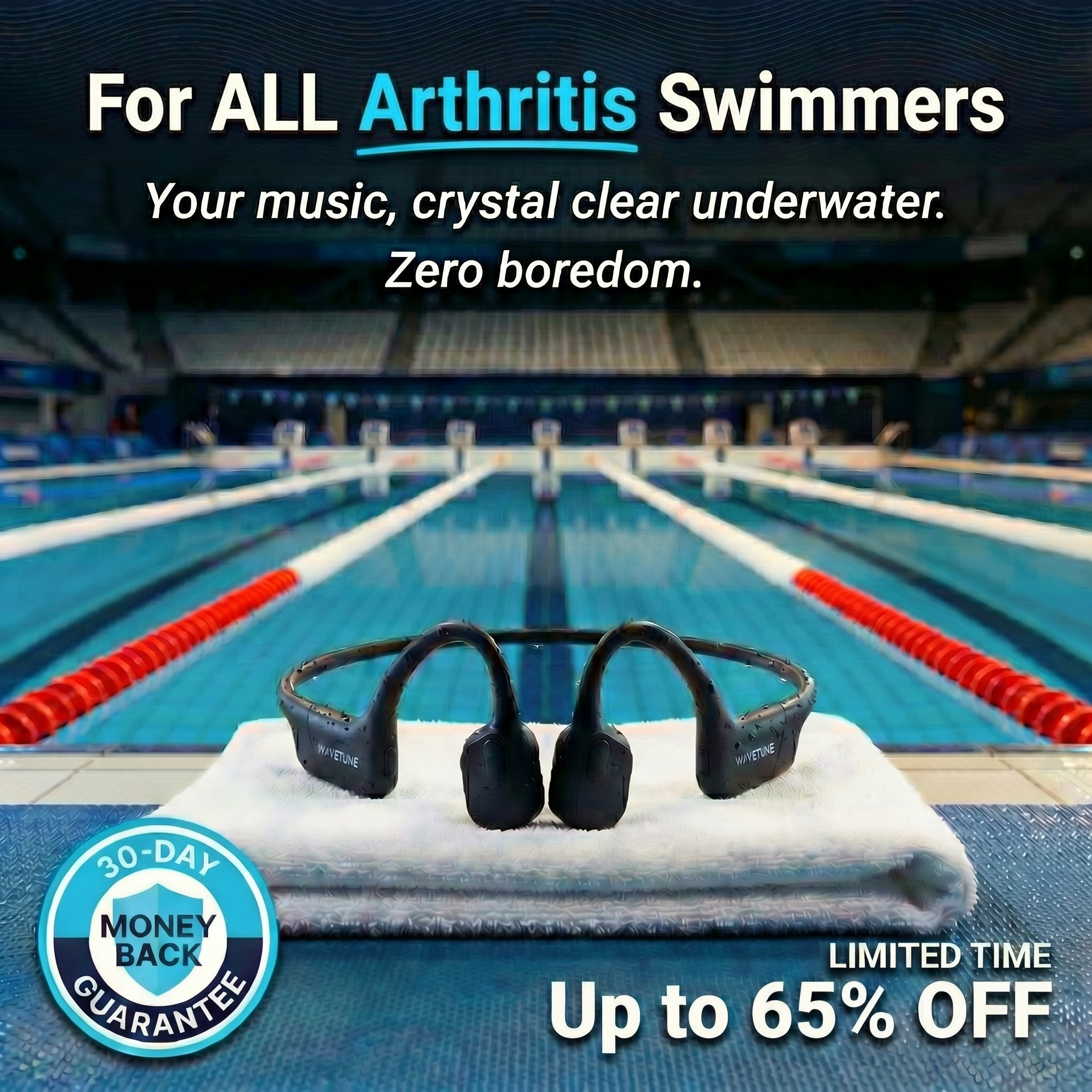 WaveTune Waterproof Bone Conduction Headphones