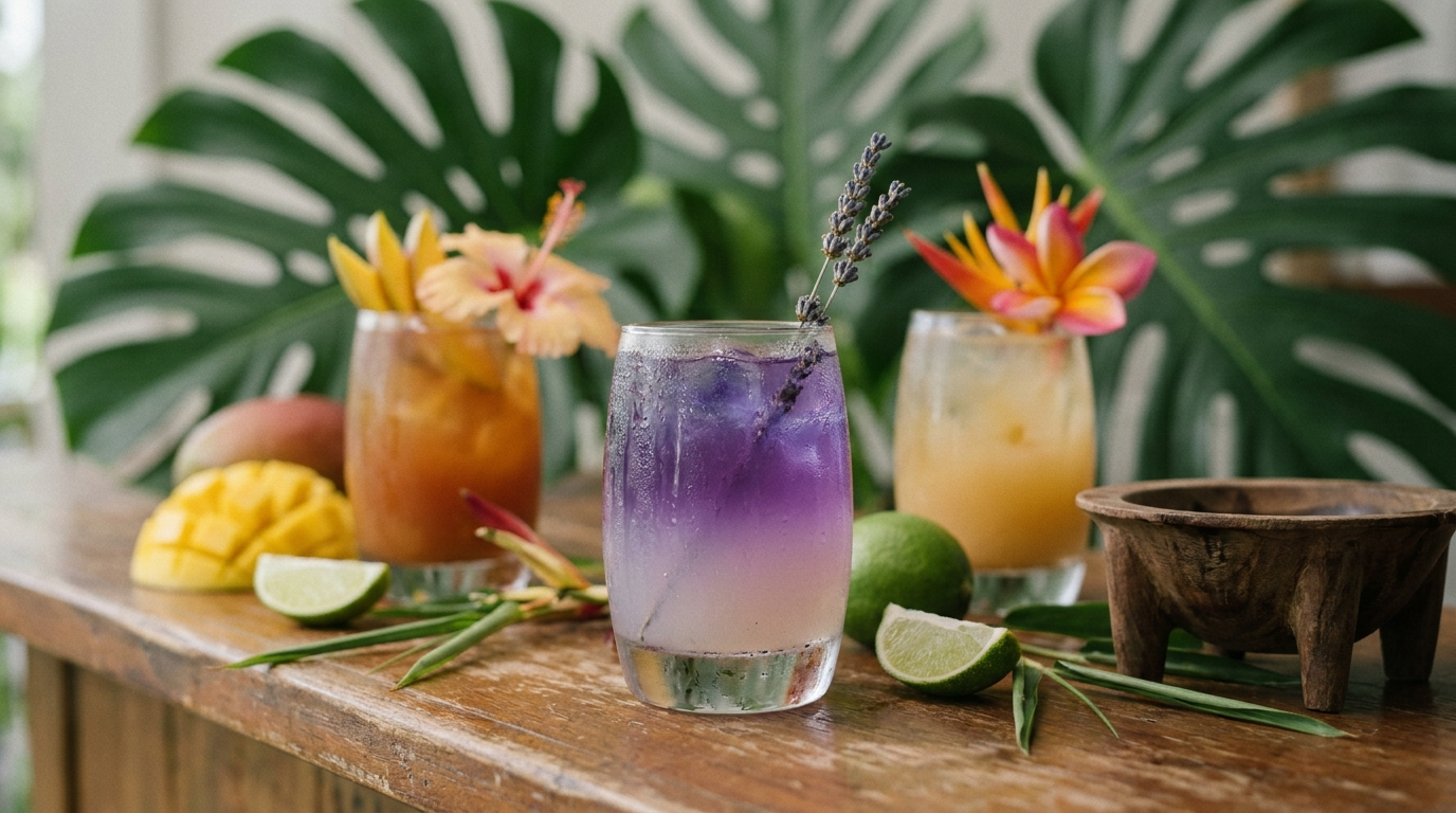 Craft tropical mocktails at Eternal Roots