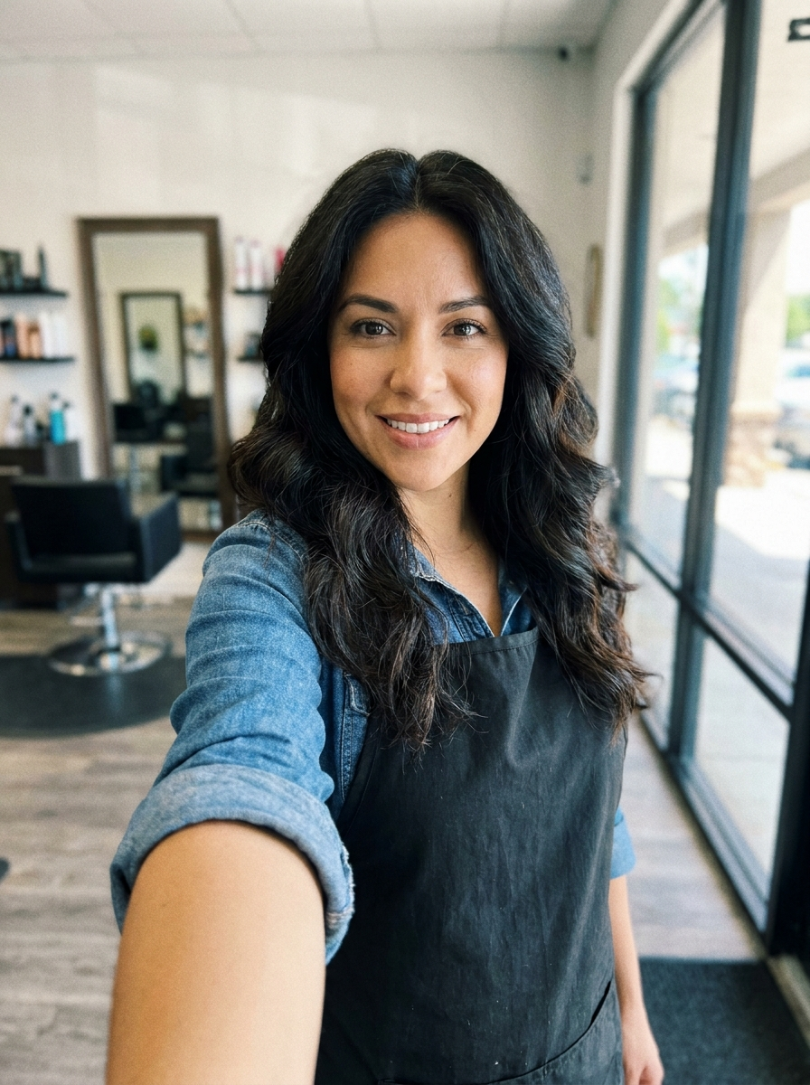 Sofia Marlowe, hair salon owner in Miami, FL