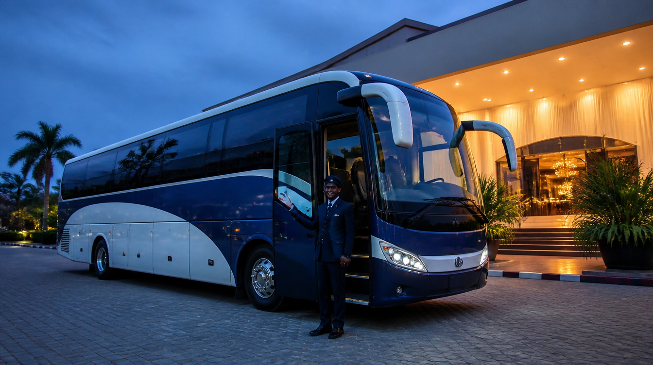 CTN Logistics luxury tour bus