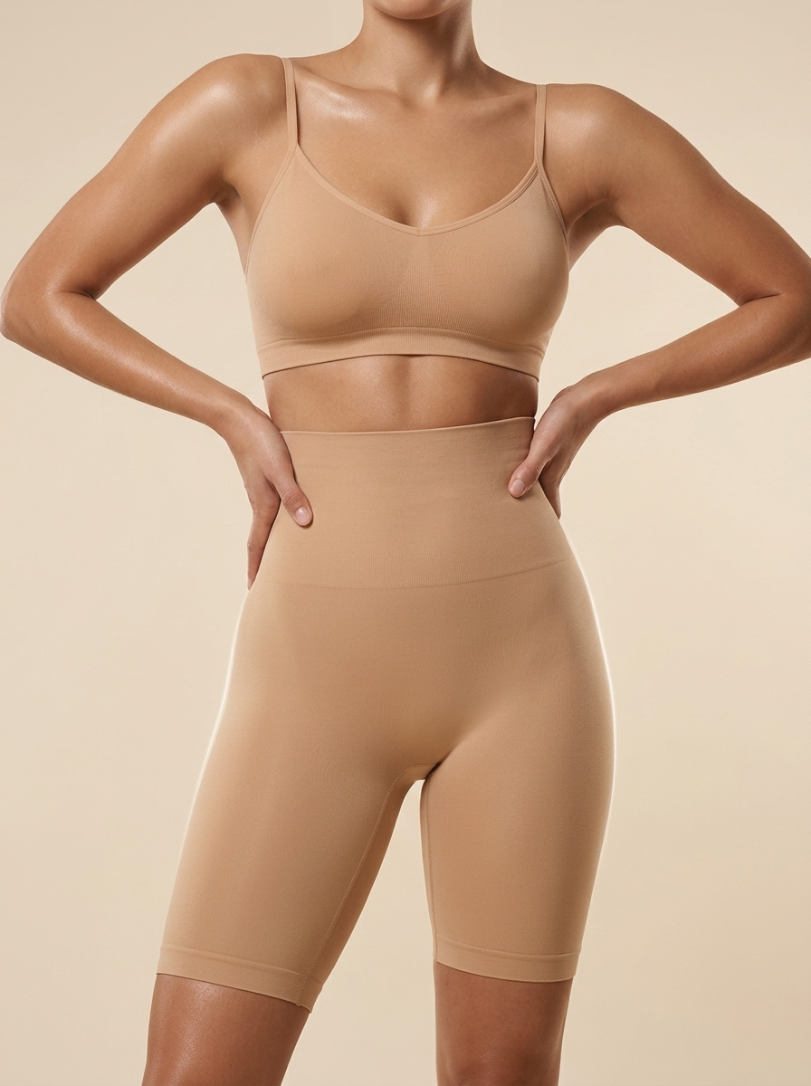 Sculpt Short — Latte