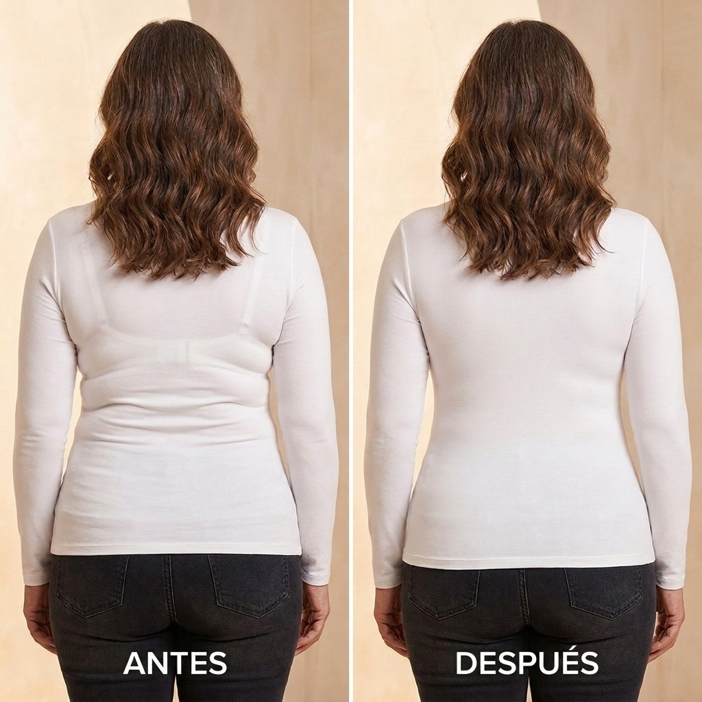 Te quitas la camiseta y tienes surcos por toda la espalda
