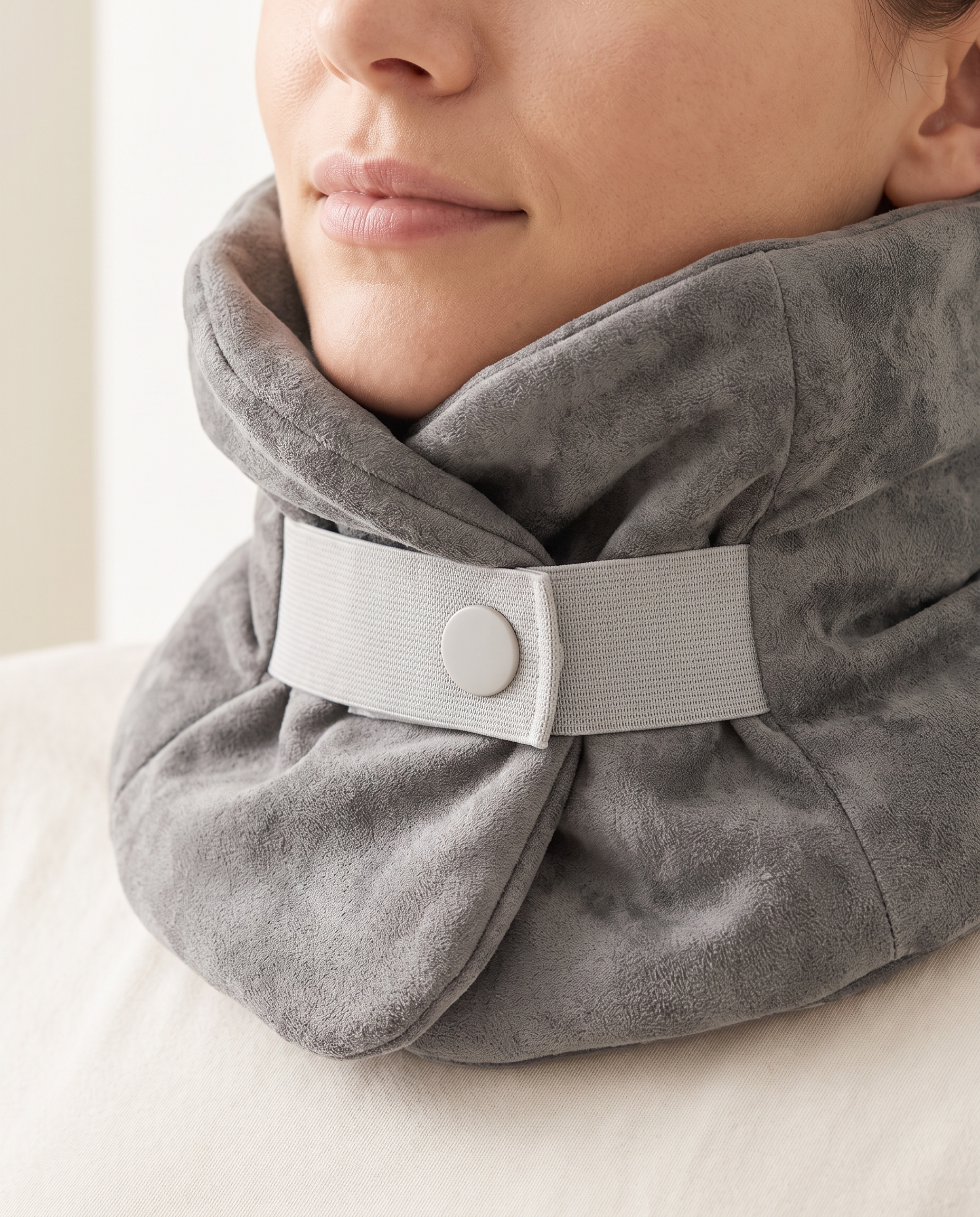 Support Where U-Shaped Pillows Leave A Gap.
