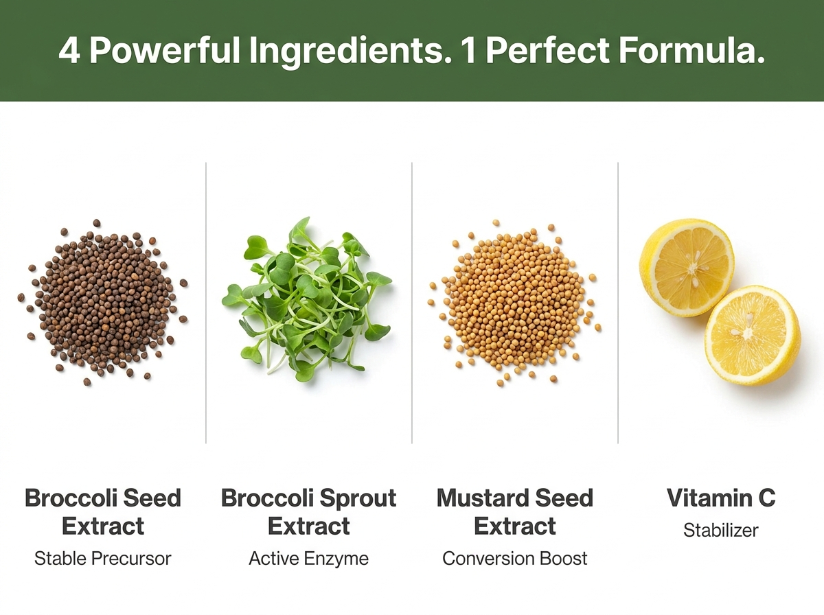 Four ingredients breakdown