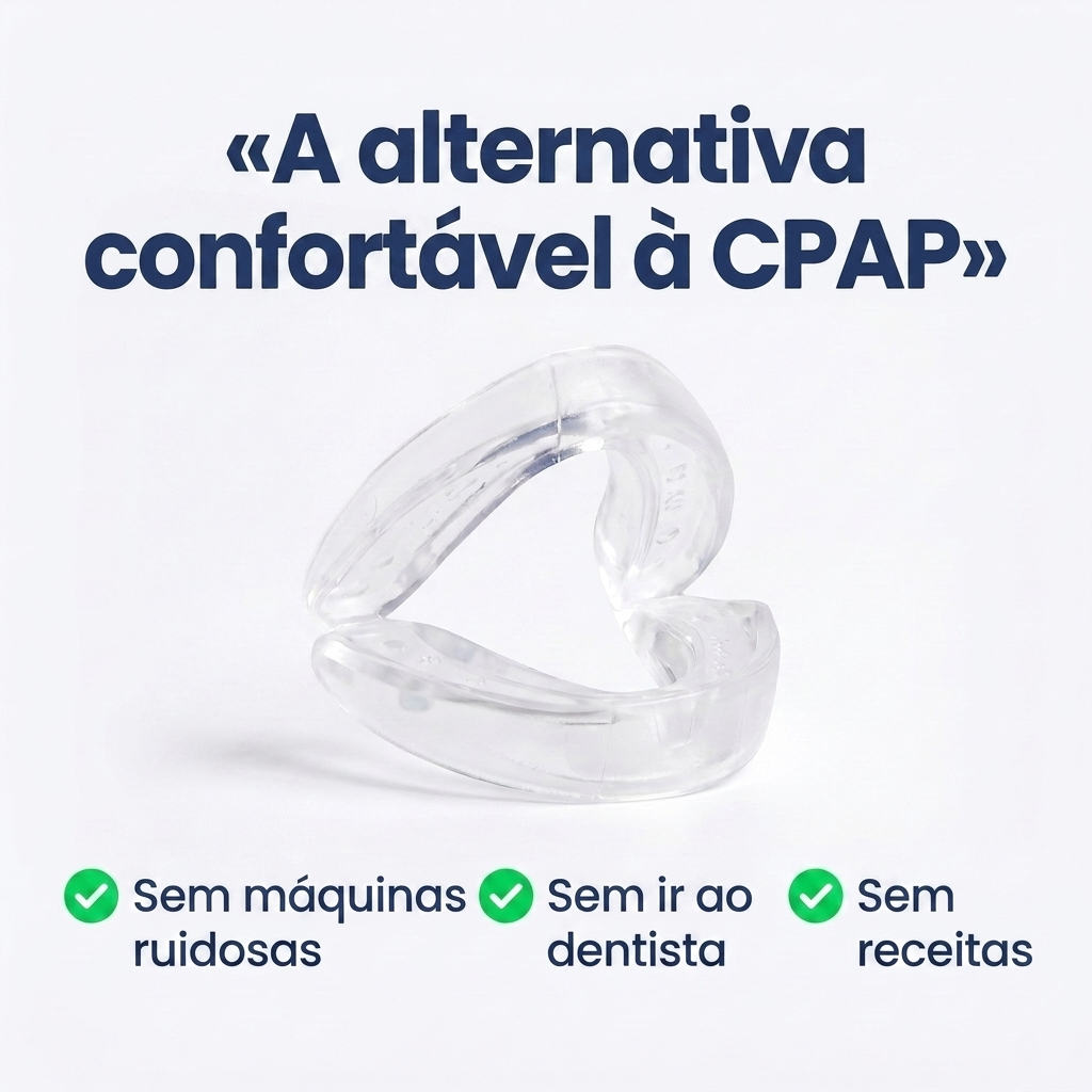 O RestLab mantém a via aberta sem CPAP: sem máscara, sem tubos, sem ruído