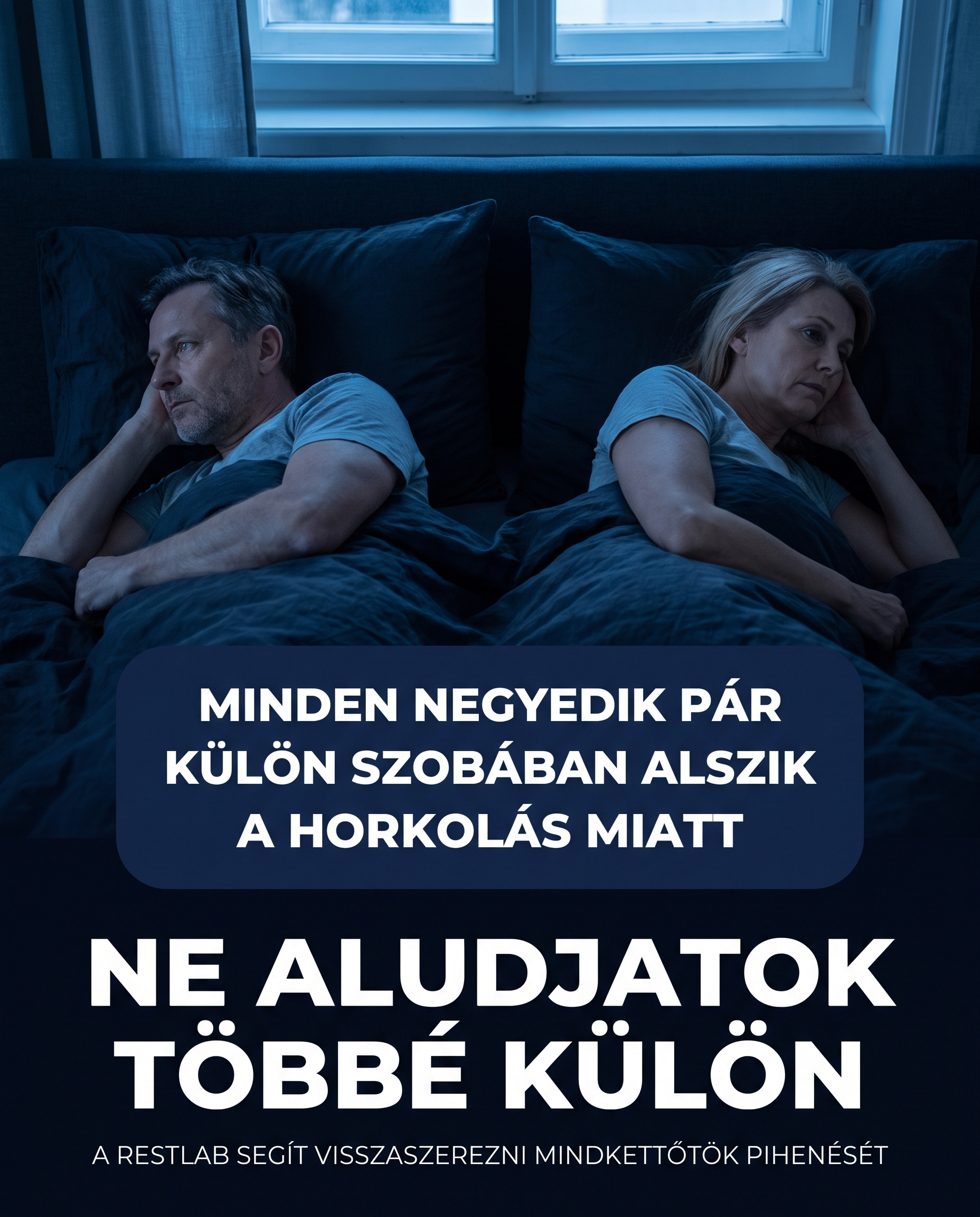 Kimerült férfi ül az ágy szélén hajnalban, egy újabb éjszaka egyedül