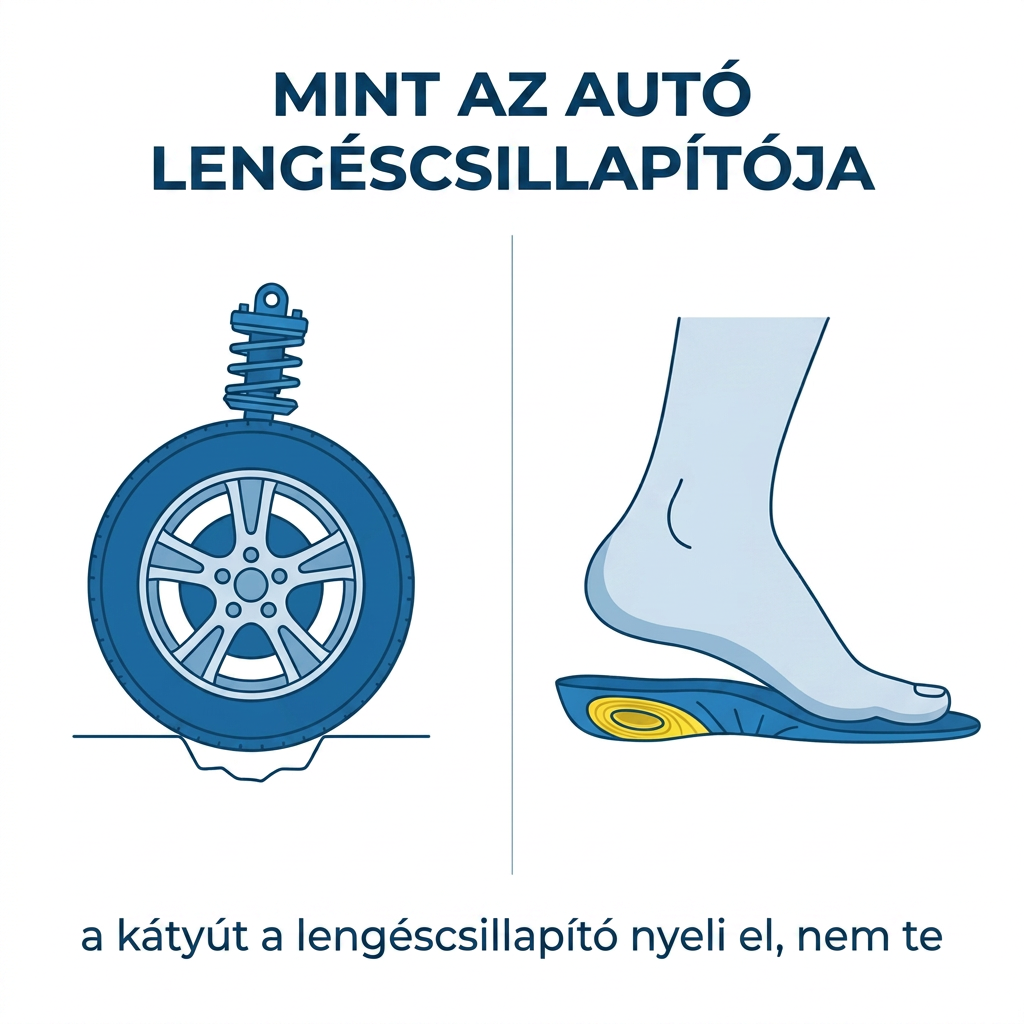 Mint az autó lengéscsillapítója: a gél nyeli el az ütést