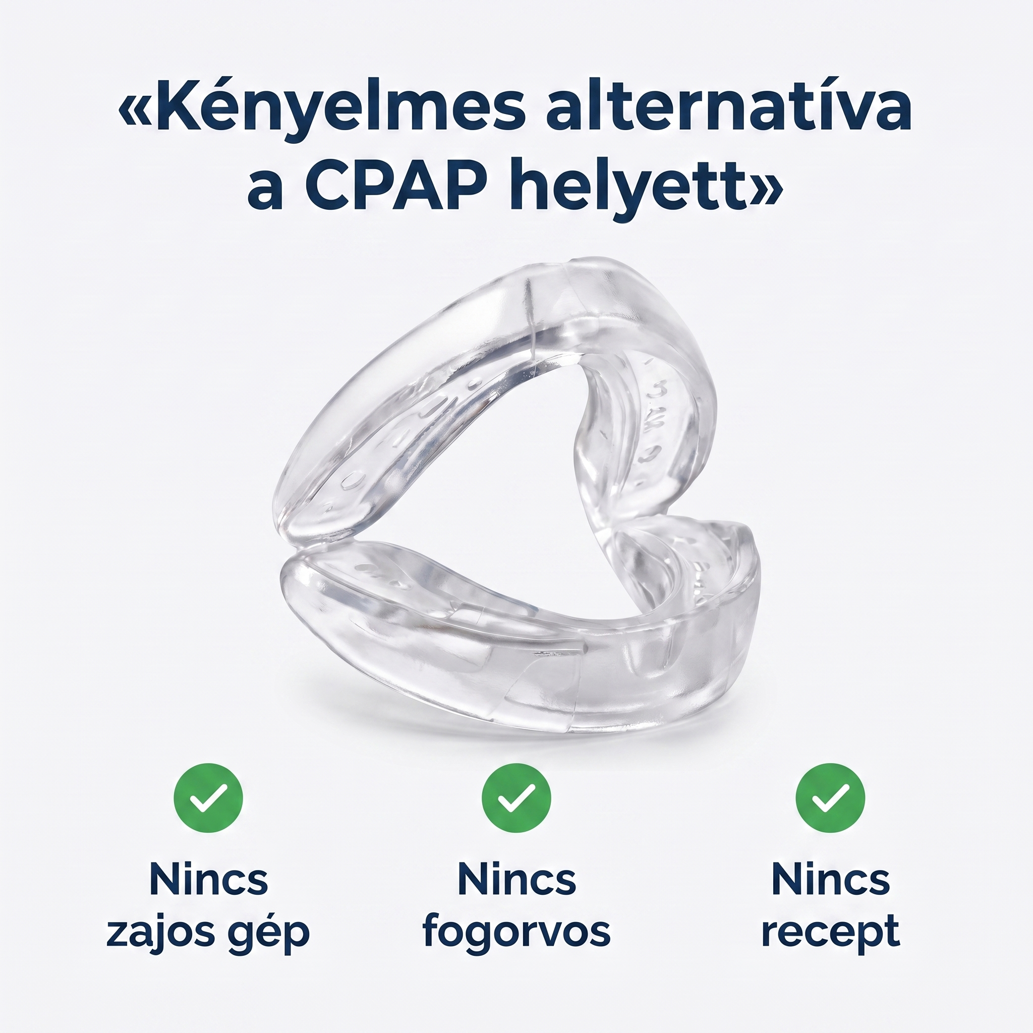 A RestLab CPAP nélkül tartja nyitva a légutat: maszk, csövek és zaj nélkül