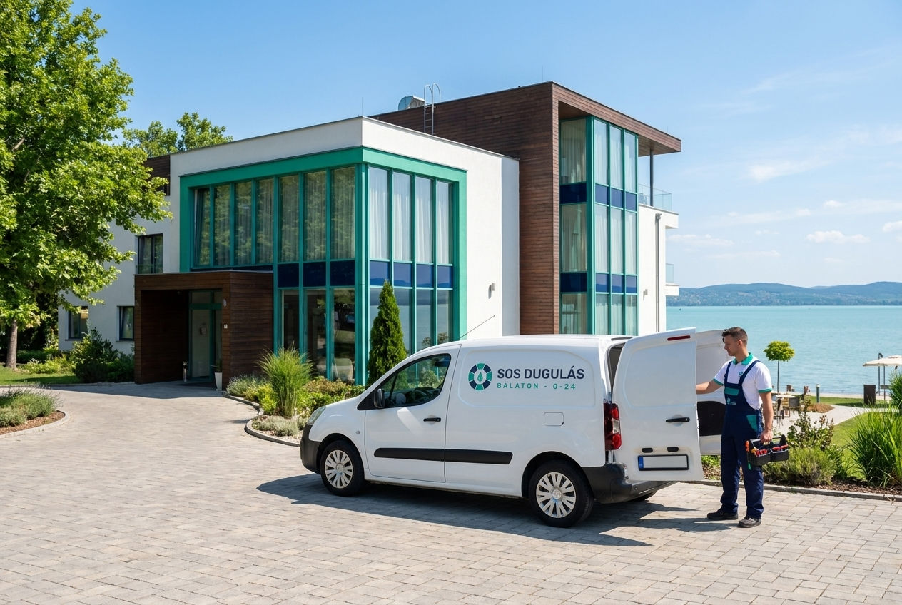 Ipari és közületi ügyfelek, hotel a Balatonnál