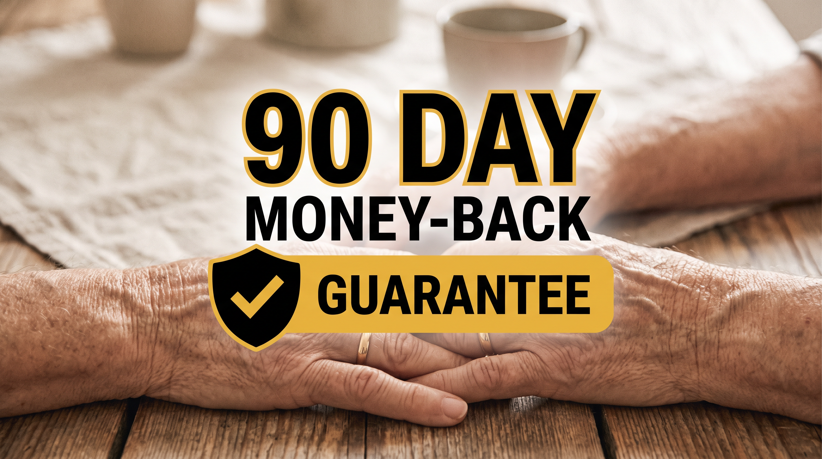 90 day money-back guarantee