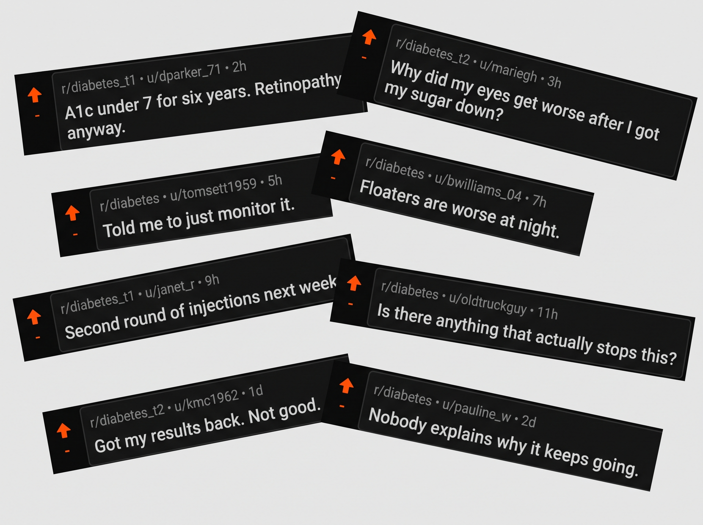 Diabetics describing the exact same problem