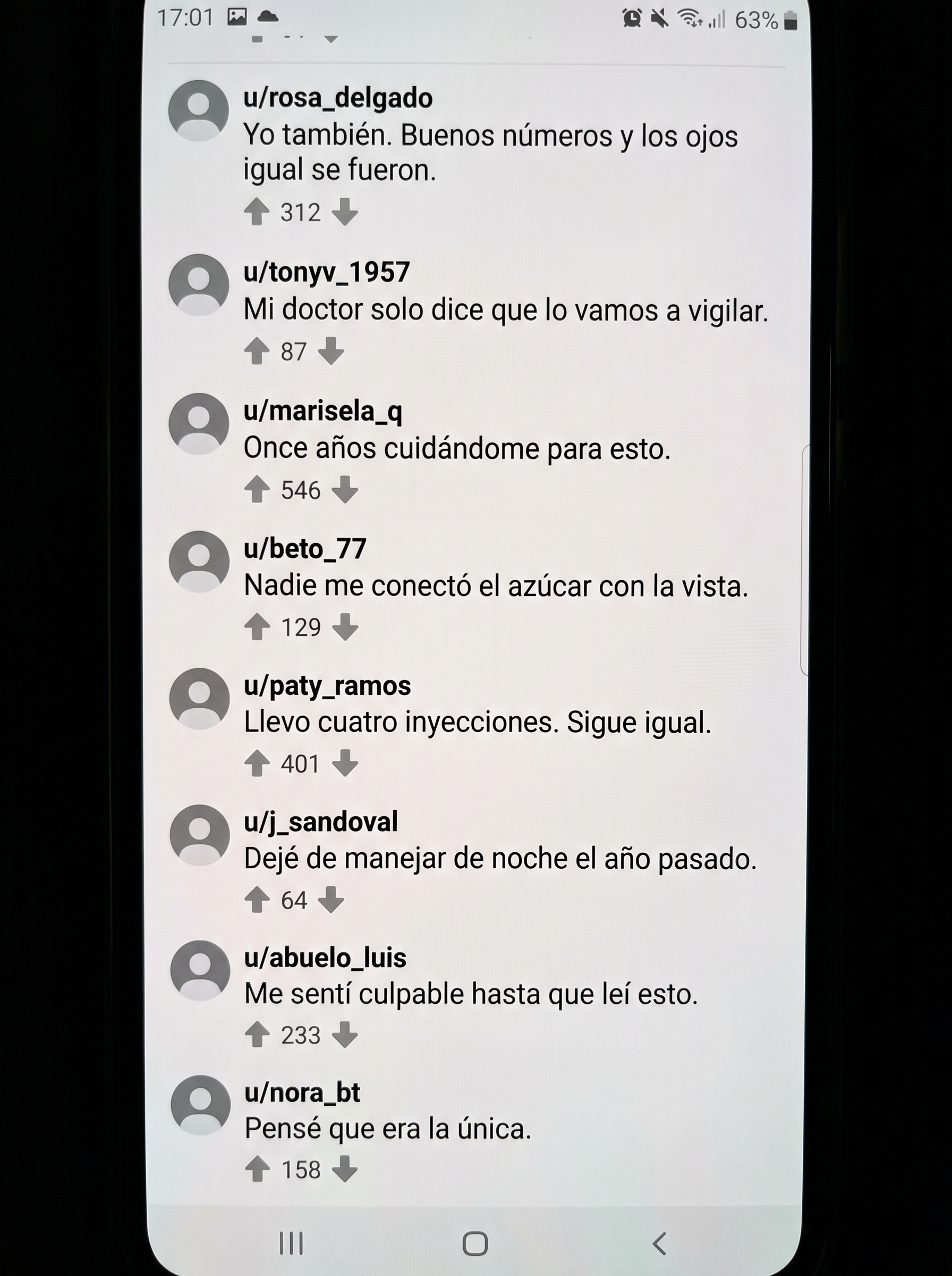 Hilo lleno de comentarios describiendo el mismo problema