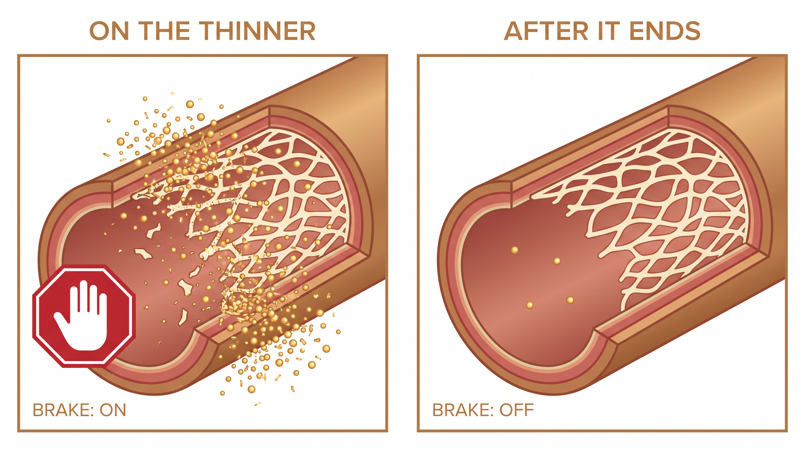 On the thinner vs after it ends: the Broom Gap