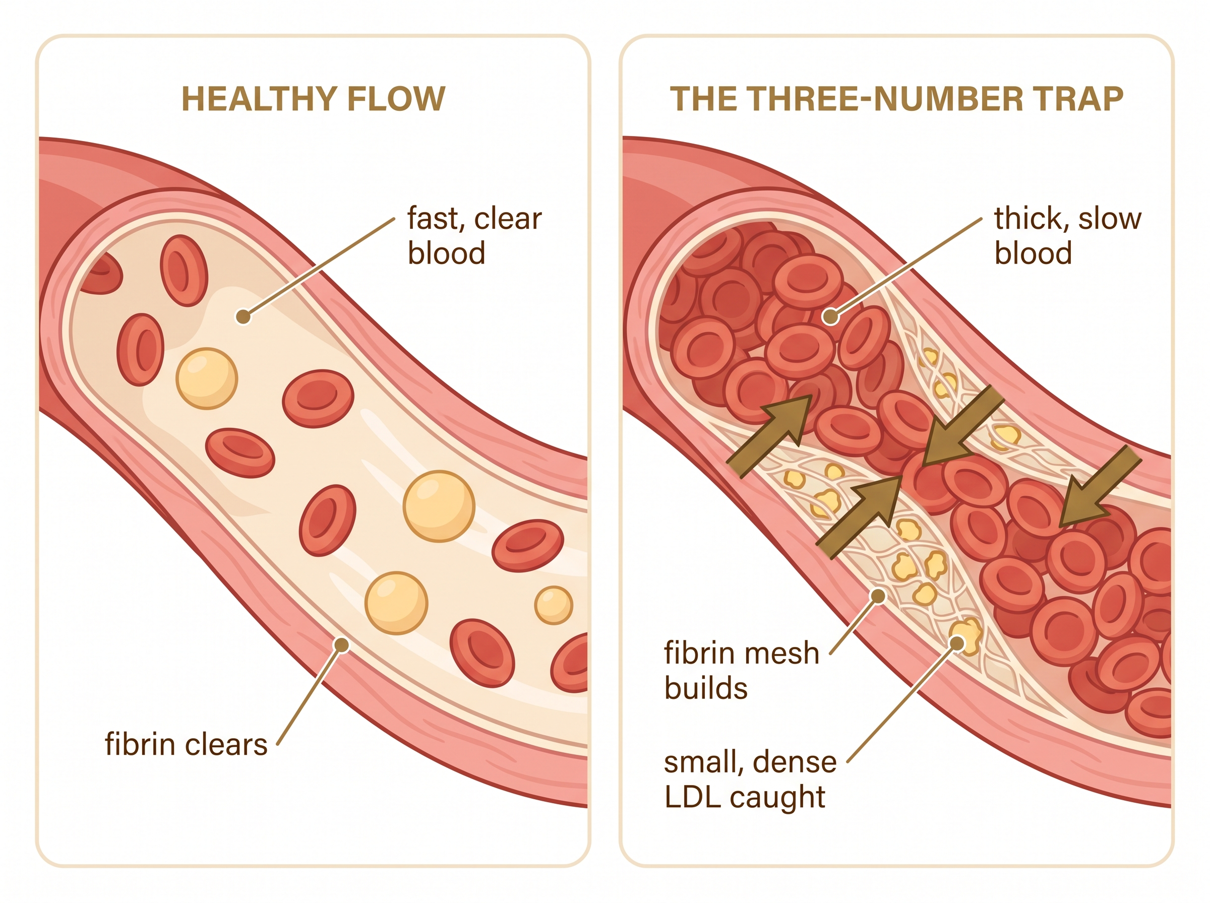 Healthy flow vs the Three-Number Trap