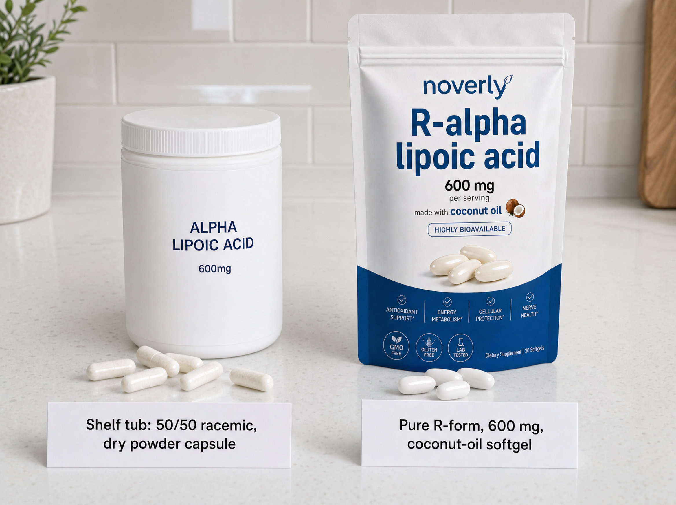 The cheap shelf tub versus small-batch pure R-form