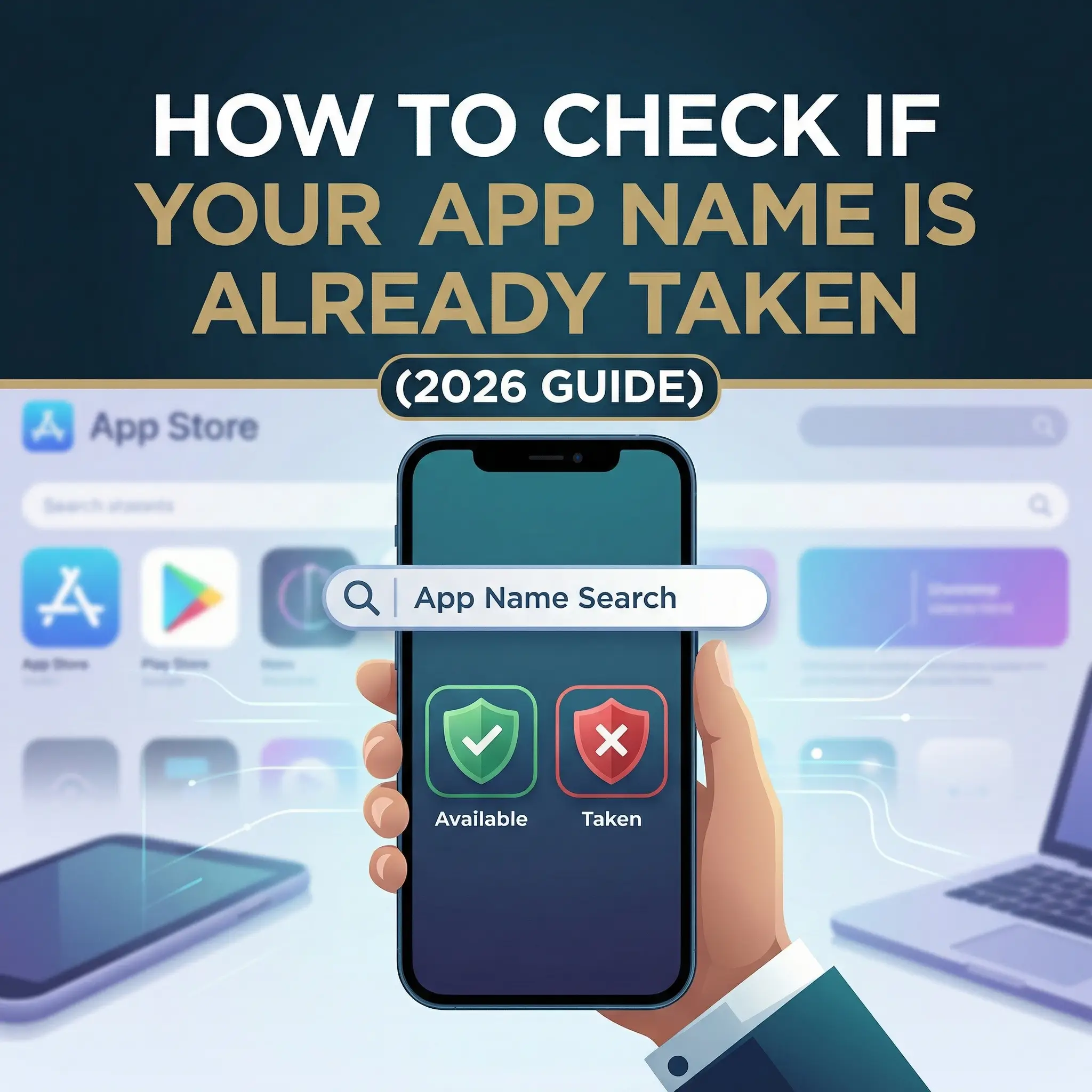 How to Check if Your App Name Is Already Taken (2026 Guide)
