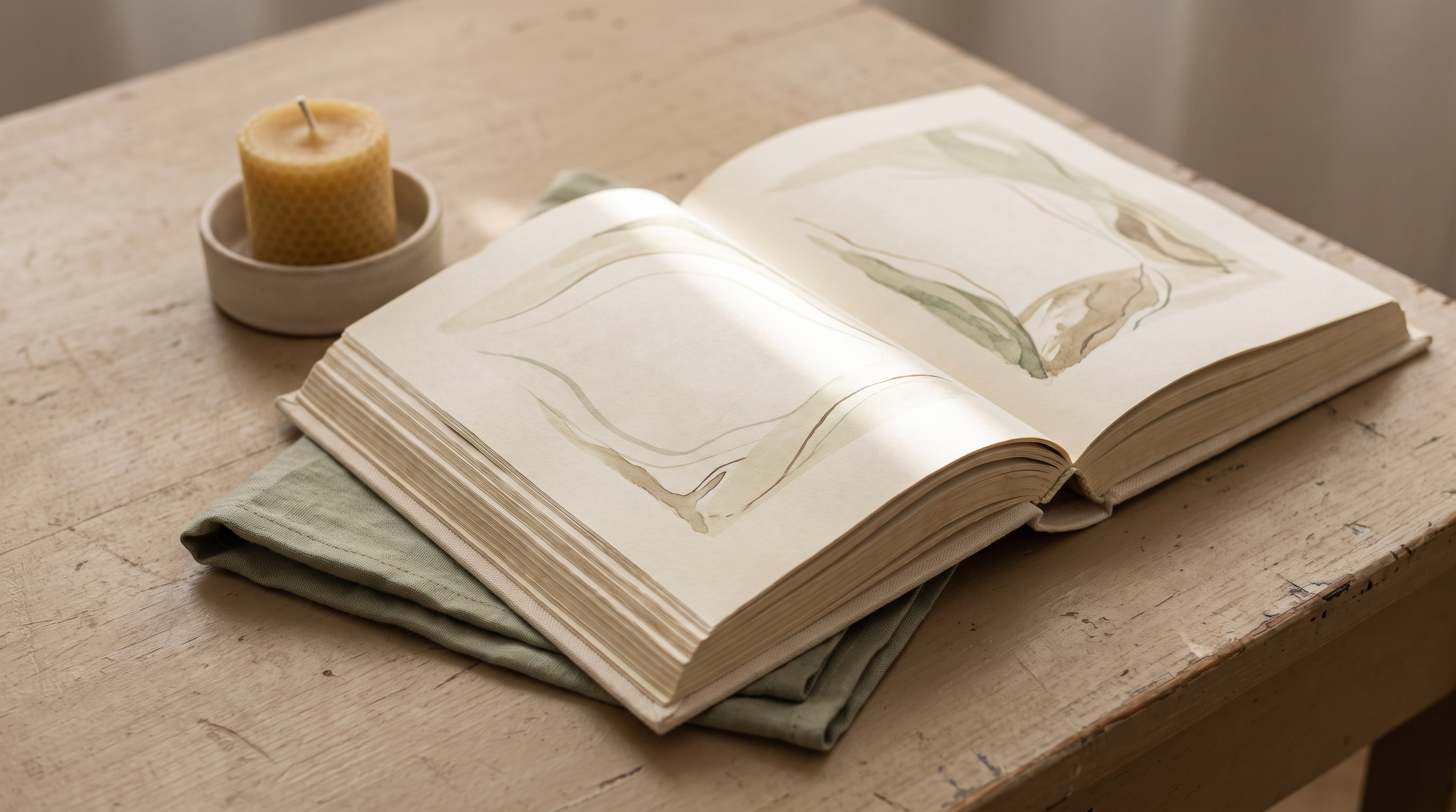 Open Qur'an on a wooden table in soft morning light, evoking a calm moment of remembrance and dua.