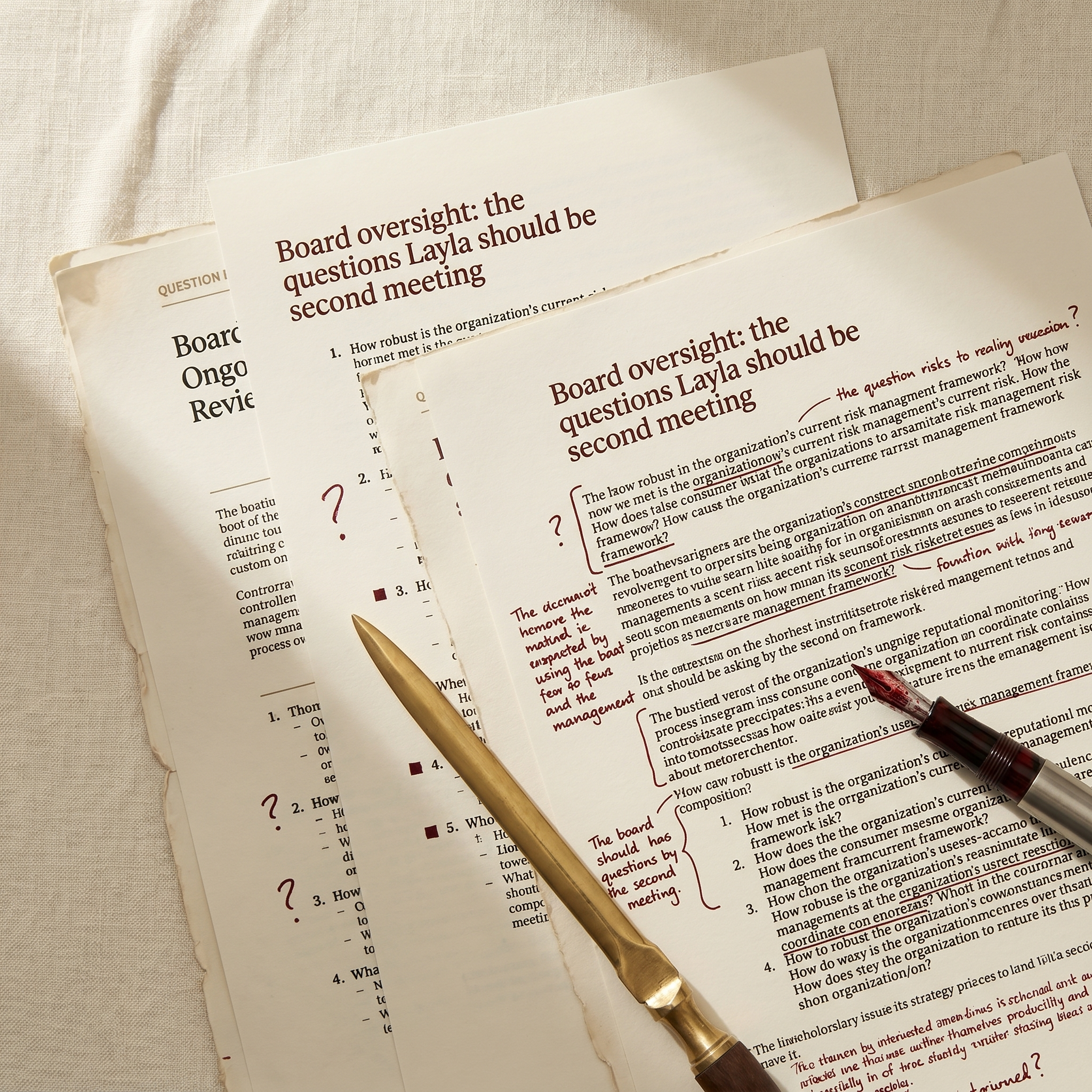 V3 · Behind-the-thinking still life