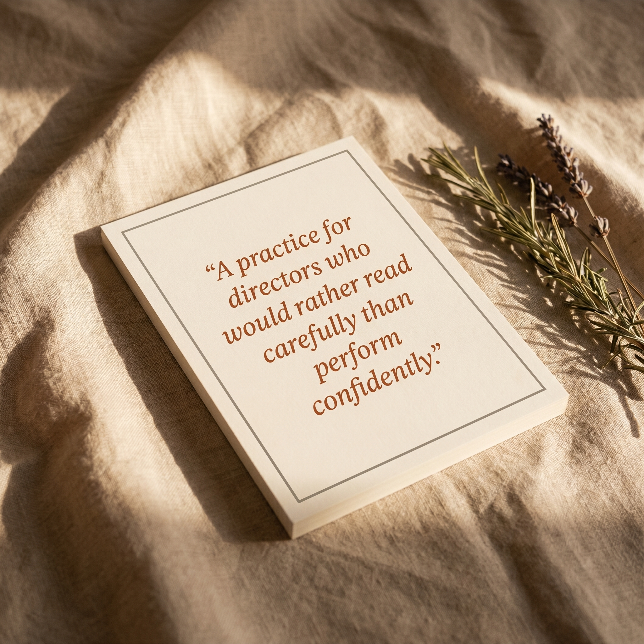 V1 · Field-note pull-quote