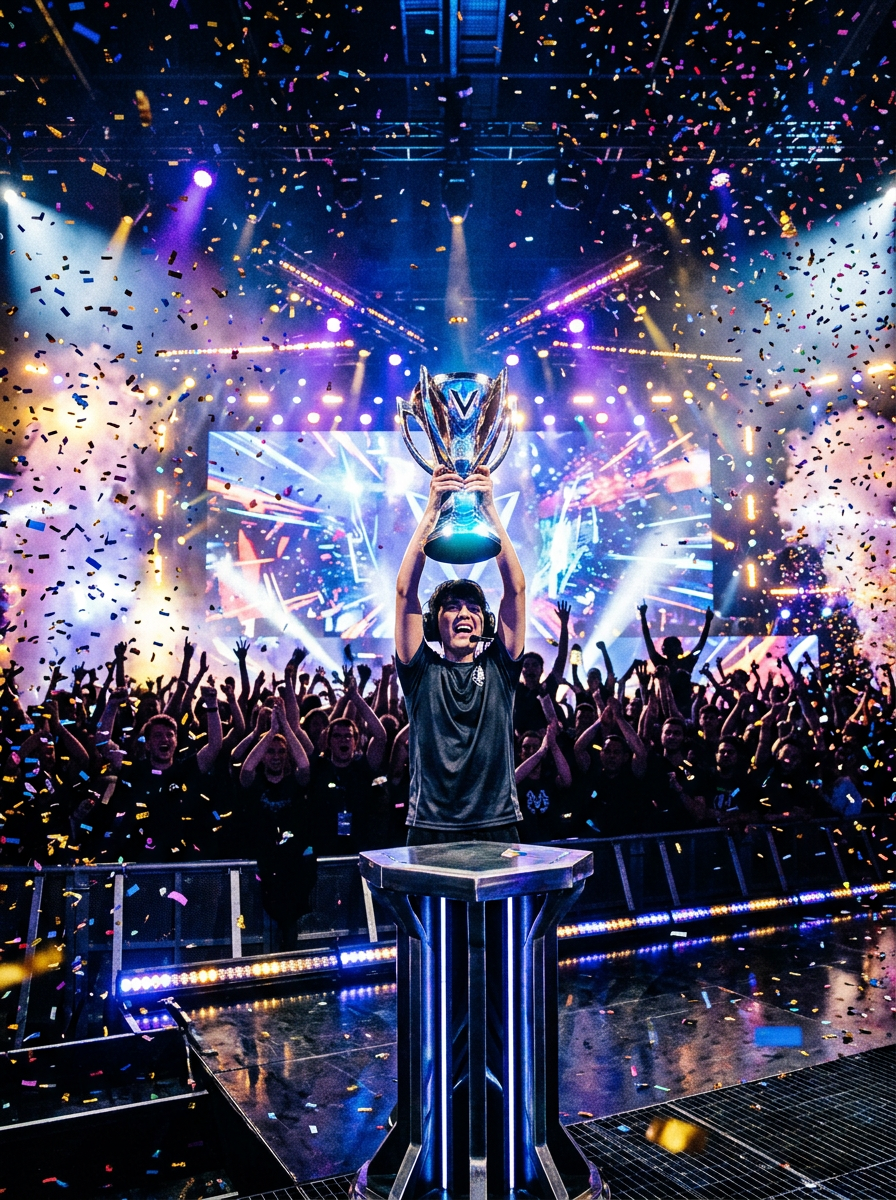 Gancho 0–30s — Troféu de esports (Games)