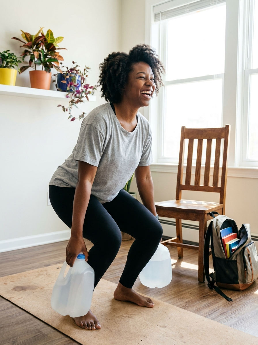 Adapte o treino da academia para fazer em casa