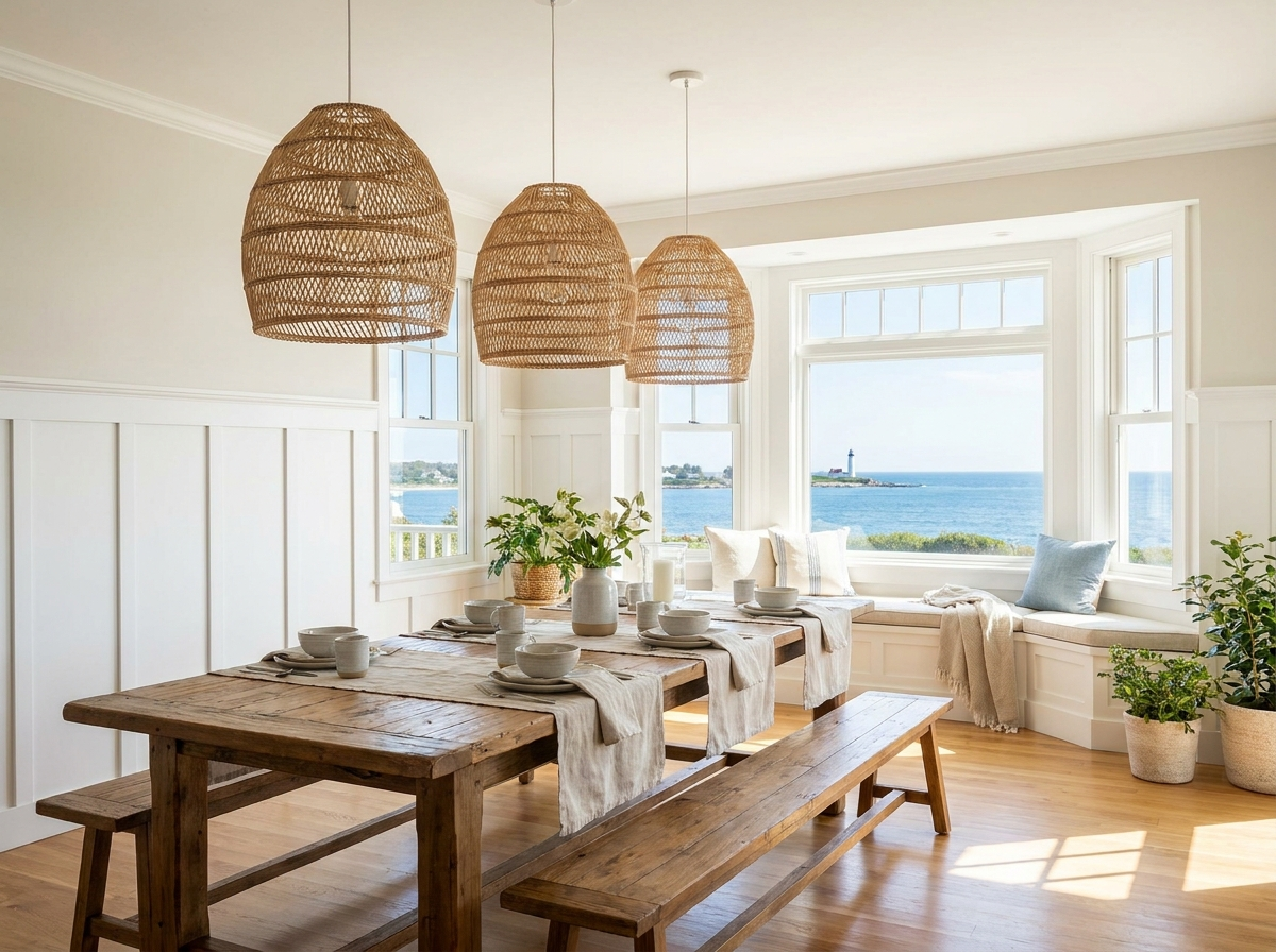 Coastal dining room — placeholder photo