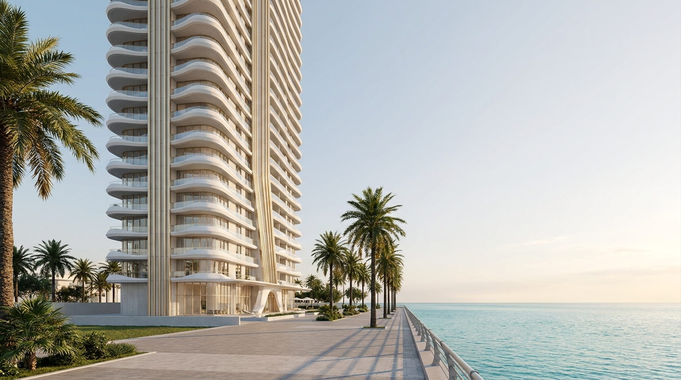 Render architettonico — la torre