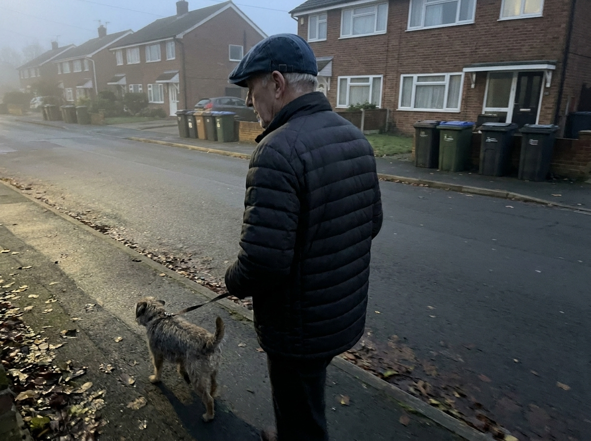 Early morning dog walk