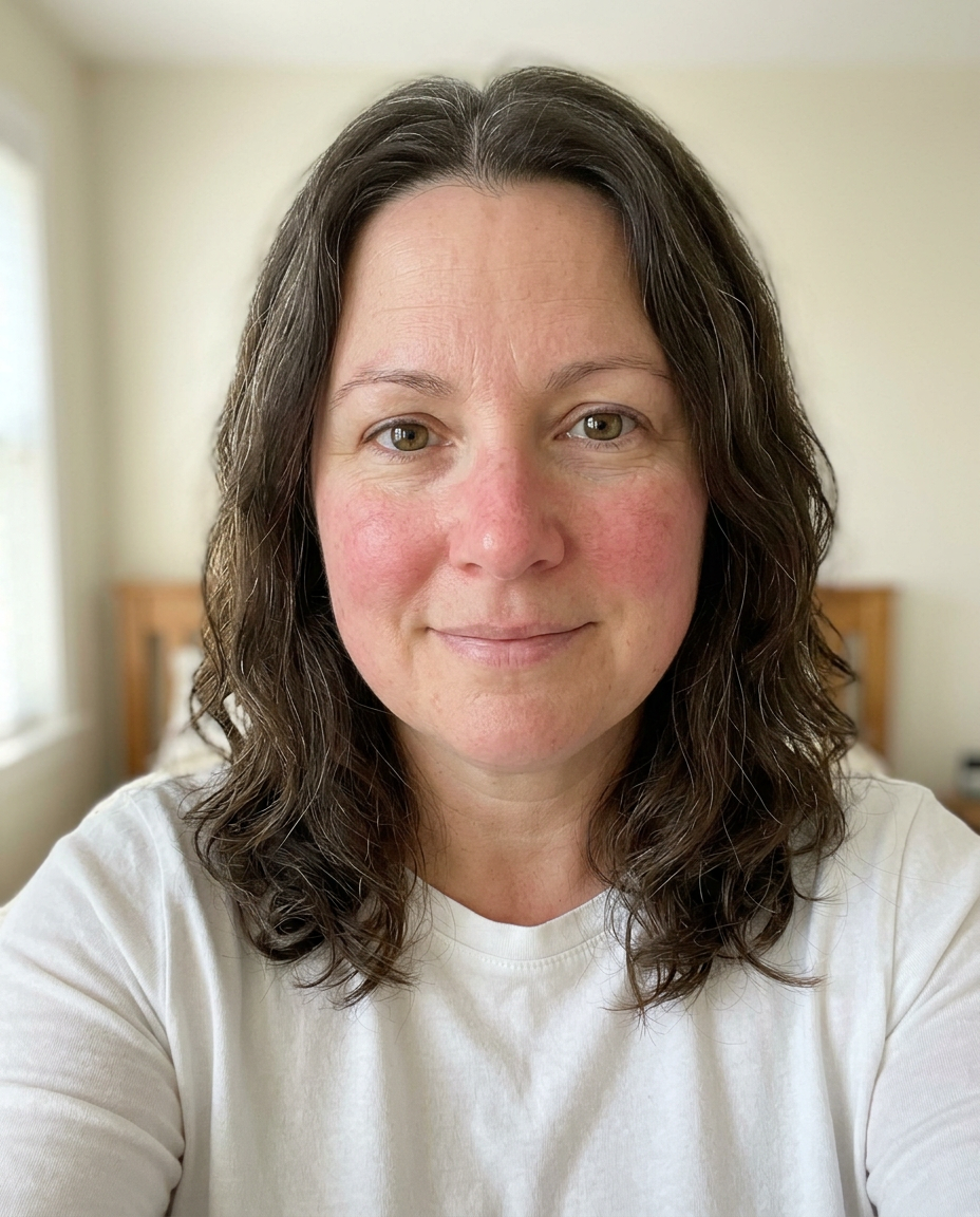 Mary at weeks 1-2 - redness calming