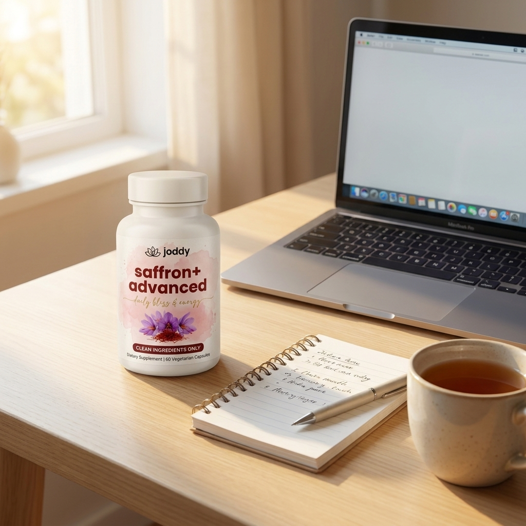 Joddy Saffron+ on a desk