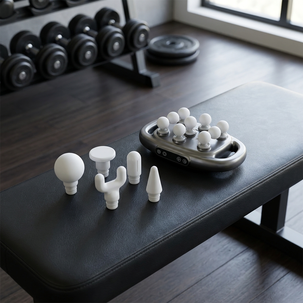 Percussion Massage Gun | 16 Heads | 30 Levels | Deep Tissue | 20–30dB | 2000mAh USB-C