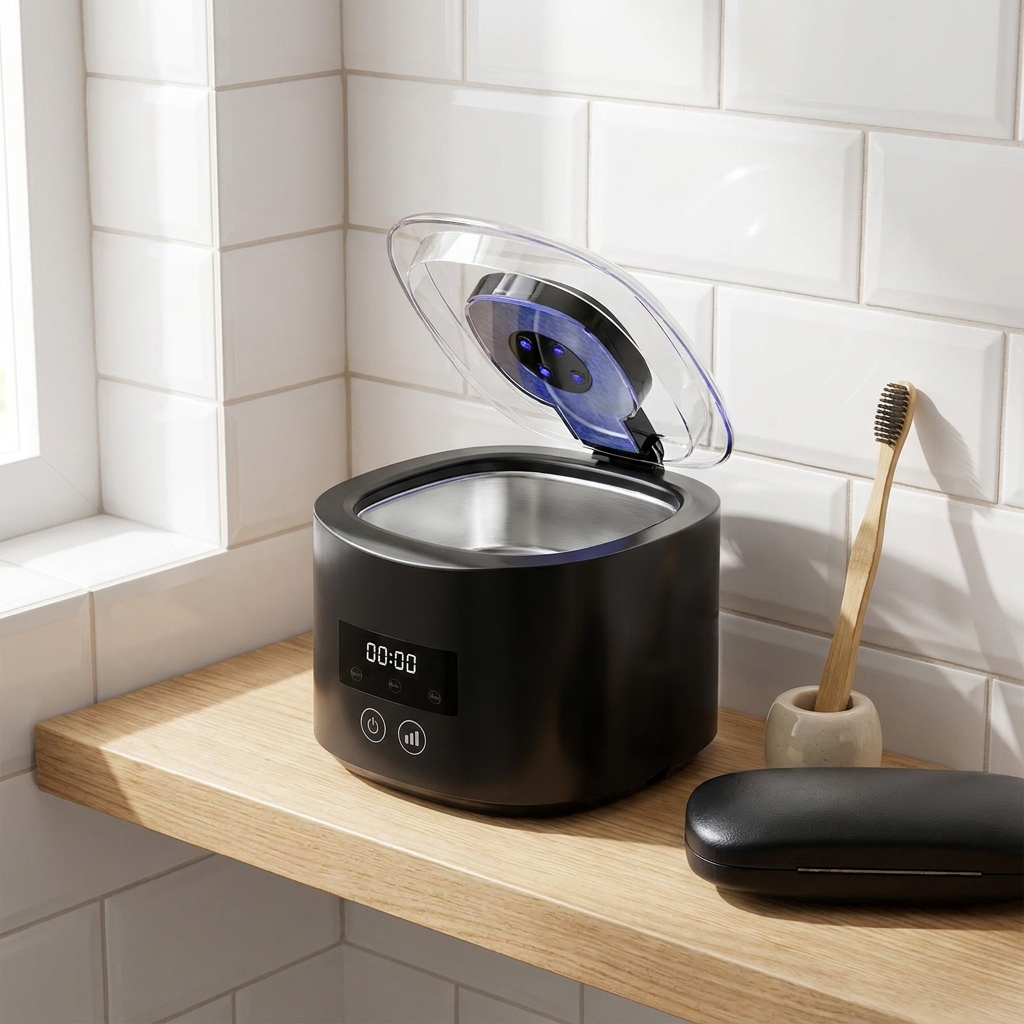 Ultrasonic Cleaner | 50kHz | USB Rechargeable | Braces, Retainers, Dentures & Jewellery