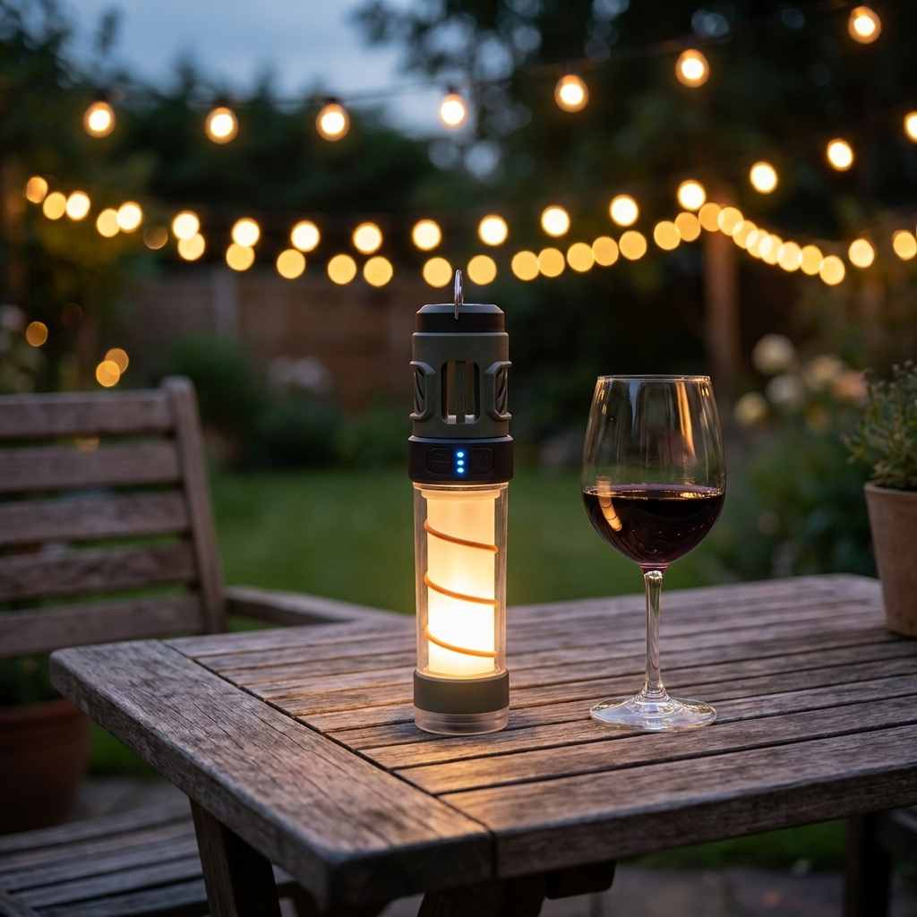 Outdoor Mosquito Repellent Light | Adjustable Brightness | USB-C | 3–15hr | 3–9m Range