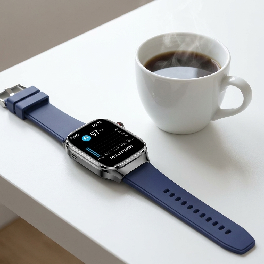 ECG Smart Watch | 2.04" AMOLED | IP68 | Bluetooth Calling | 650mAh | Heart Rate & Sleep