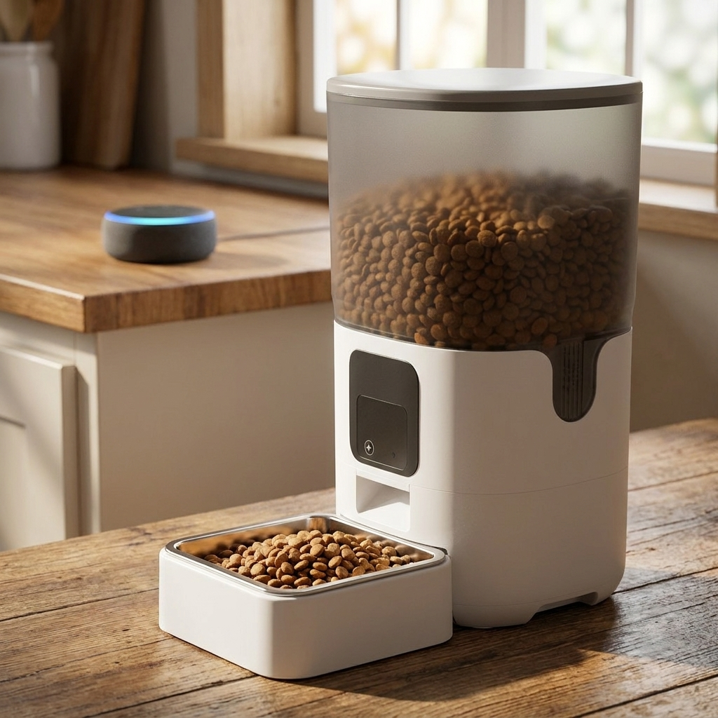 Automatic Pet Feeder | 6L | App Control | Alexa Compatible | Stainless Steel Tray | BPA-Free