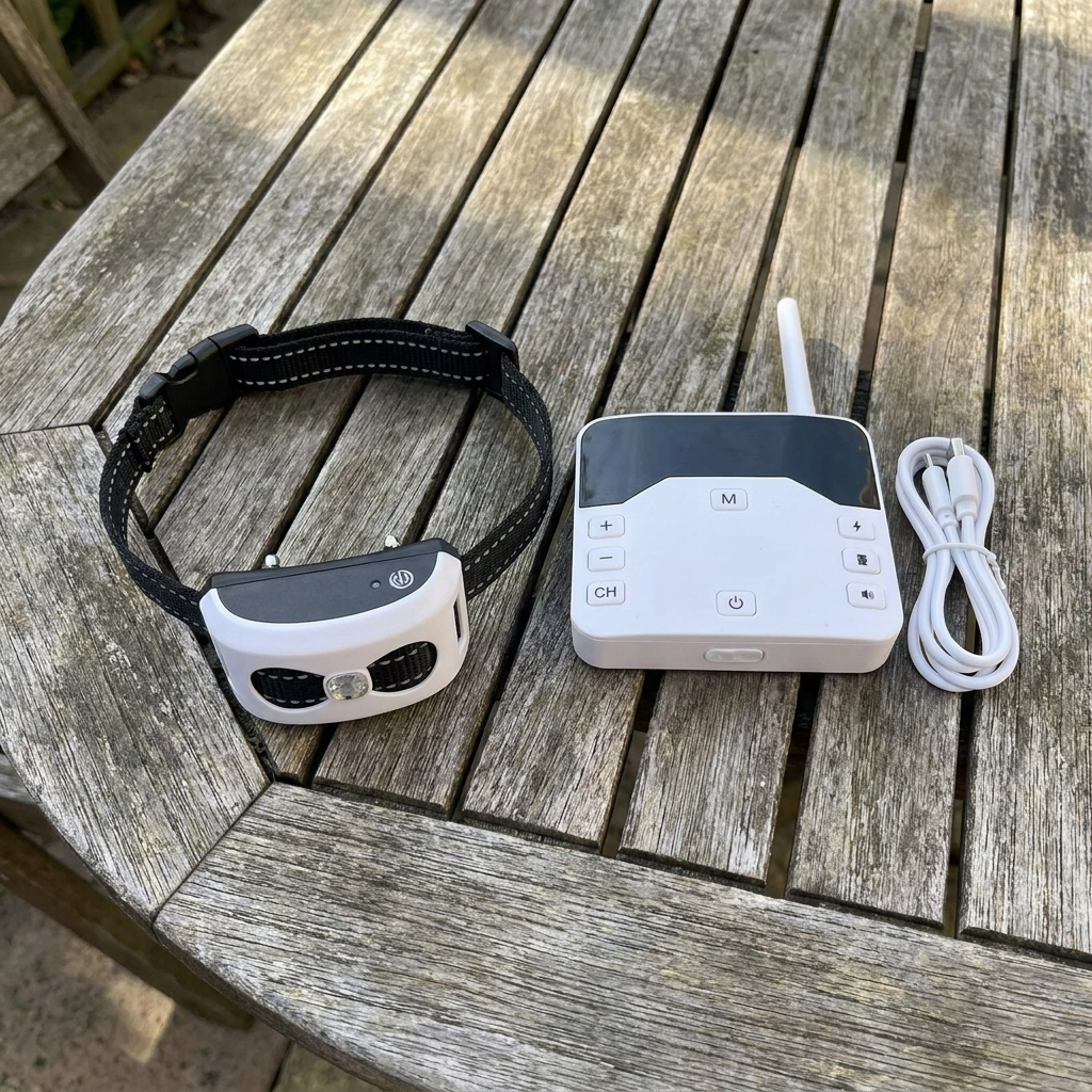 Wireless Dog Fence & Training Collar | IP65 Waterproof | 300m Range | Rechargeable | For 1 or 2 Dogs