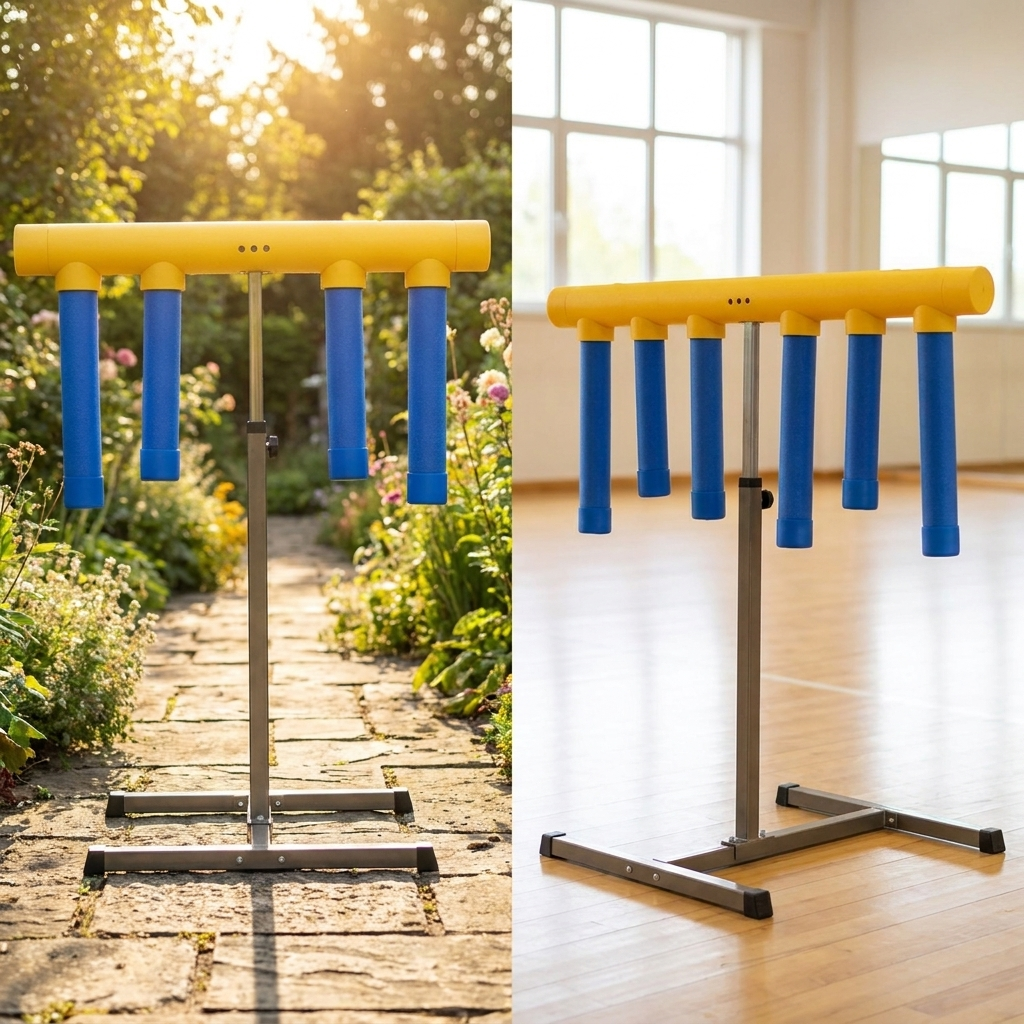 Kids Reflex Trainer | 3 Speed Settings | Random Drop Timing | USB Rechargeable | Blue & Yellow
